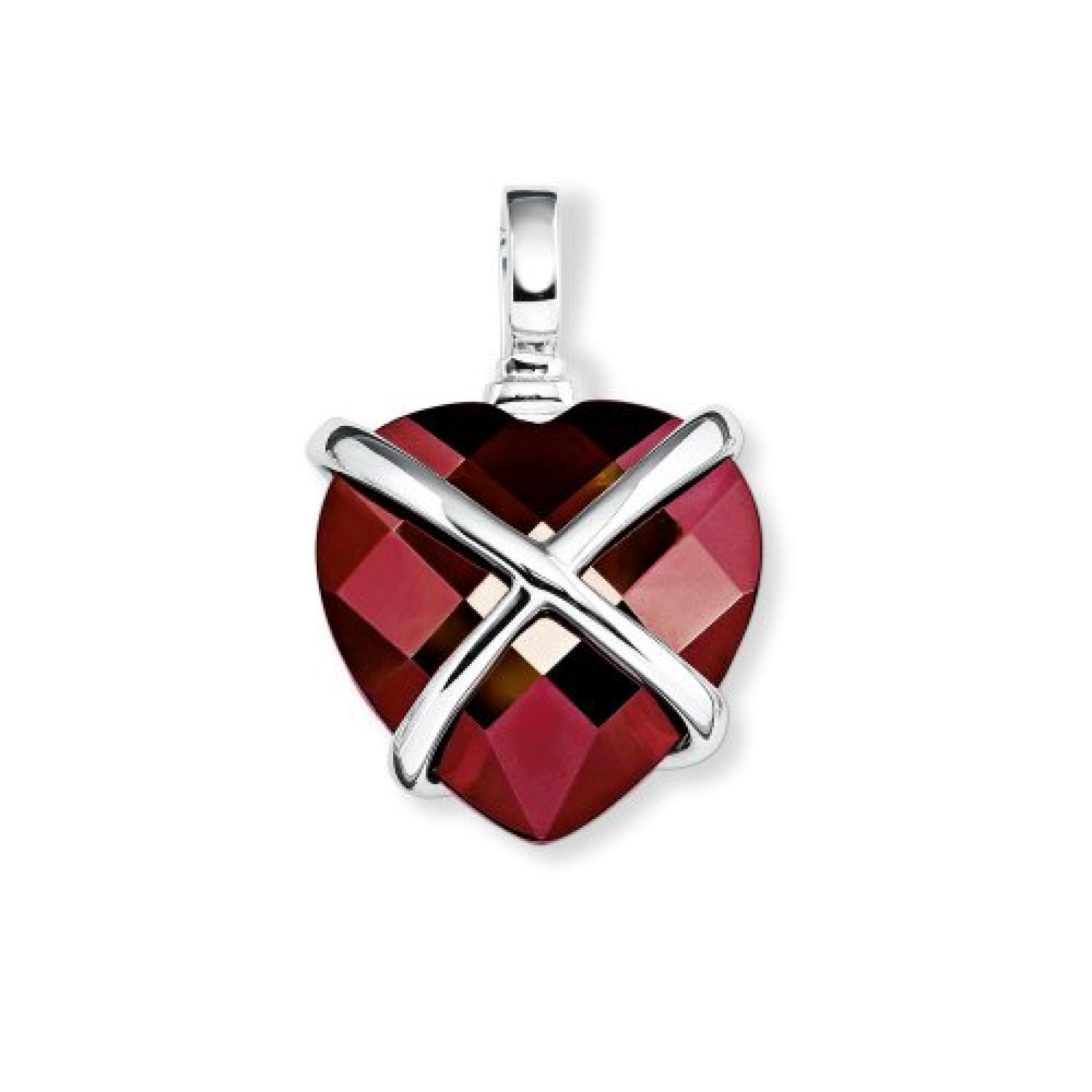 s.Oliver Loveys Damen-Anhänger Herz-Clip Silber 925 386791 s.Oliver Loveys Damen-Anhänger Herz-Clip Silber 925 386791