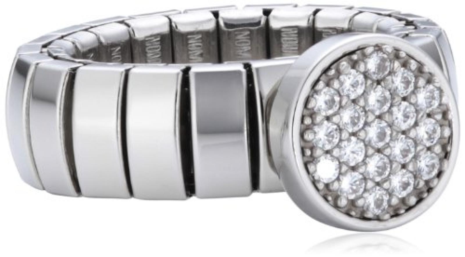 Nomination Damen-Ring Lotus Stahl Silber Zirkonia Swarovski 043103/010 