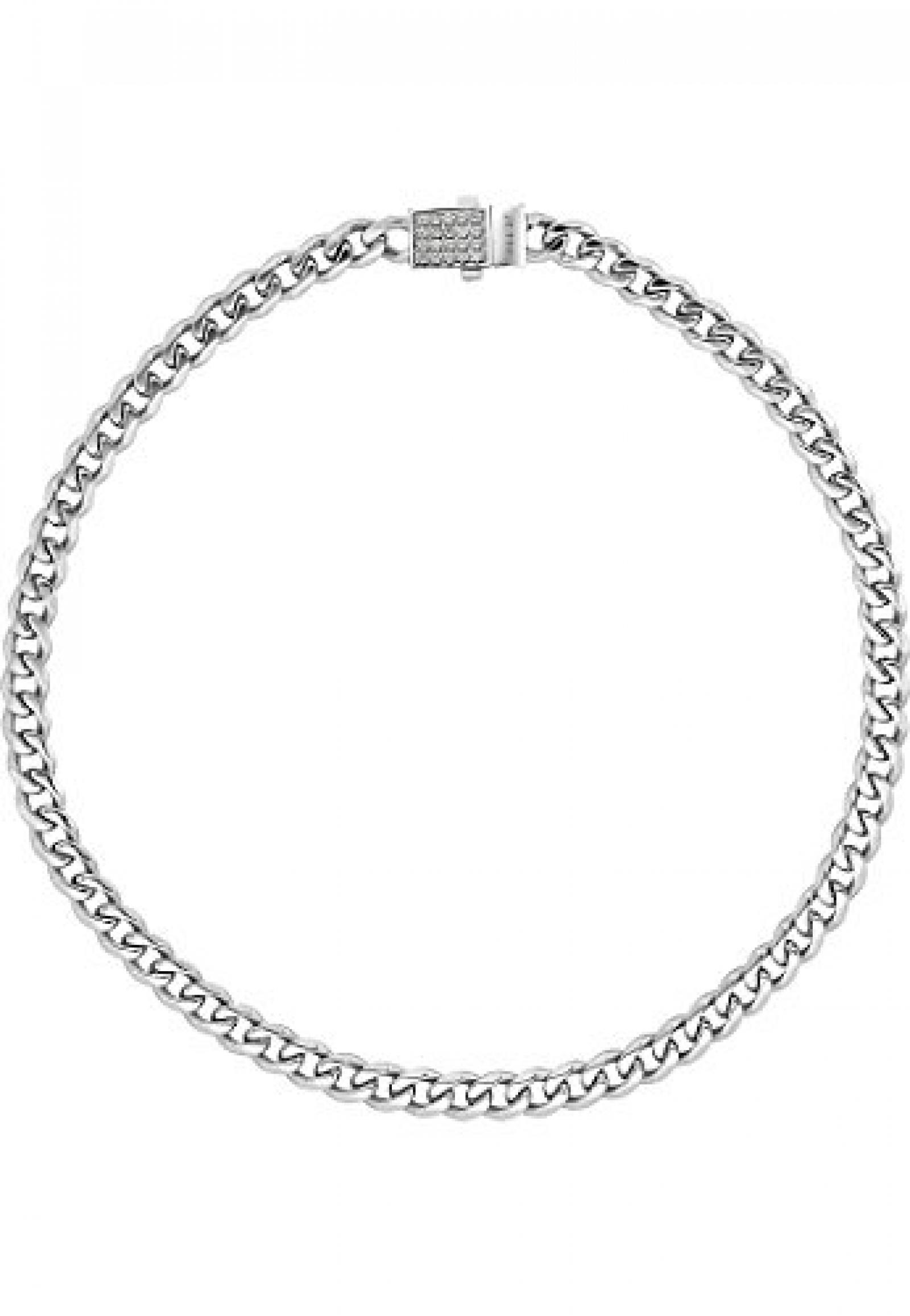 JETTE Silver Damen-Collier 925er Silber rhodiniert 40 Zirkonia silber, One Size 