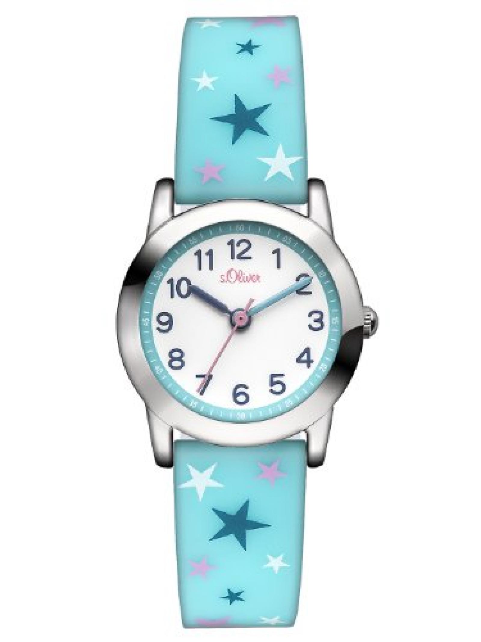 s.Oliver Mädchen-Armbanduhr Analog Quarz Silikon SO-2896-PQ s.Oliver Mädchen-Armbanduhr Analog Quarz Silikon SO-2896-PQ