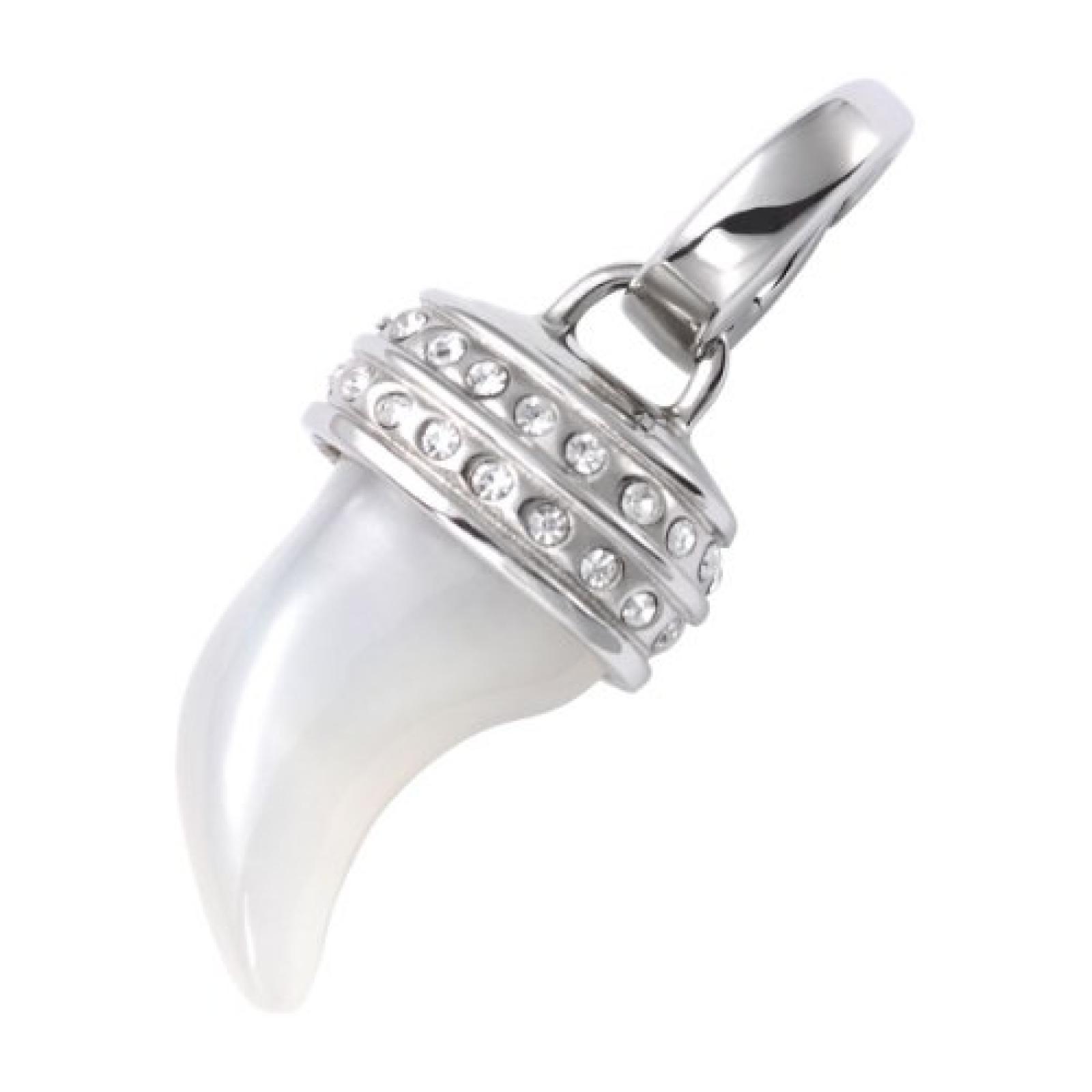 Fossil Charm Zahn perlmutfarben weiß mit kleinen Zirkonia JF82074040 Fossil Charm Zahn perlmutfarben weiß mit kleinen Zirkonia JF82074040