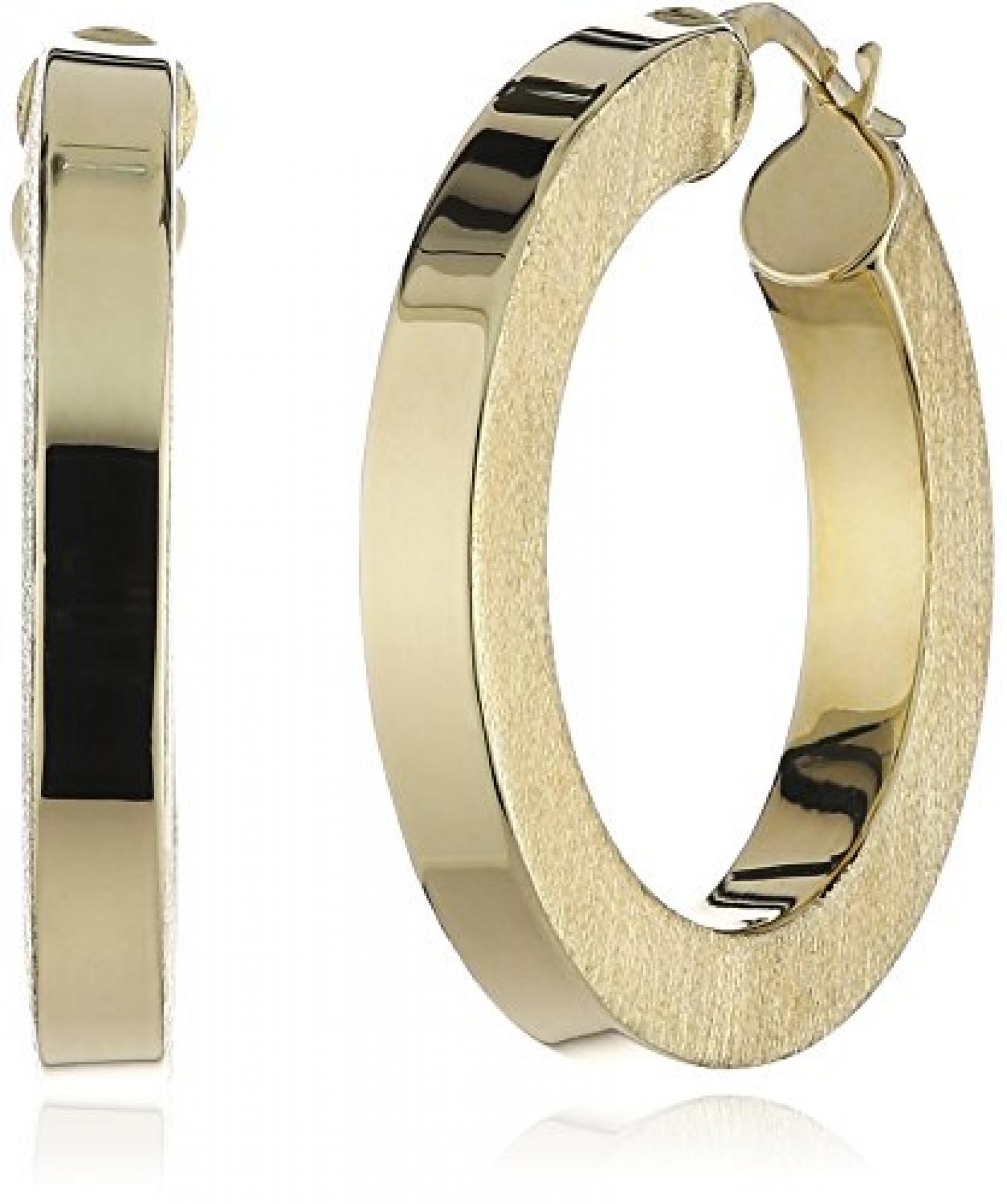 Celesta Damen-Creolen 333 Gelbgold glanz/matt 28 mm 242310042 