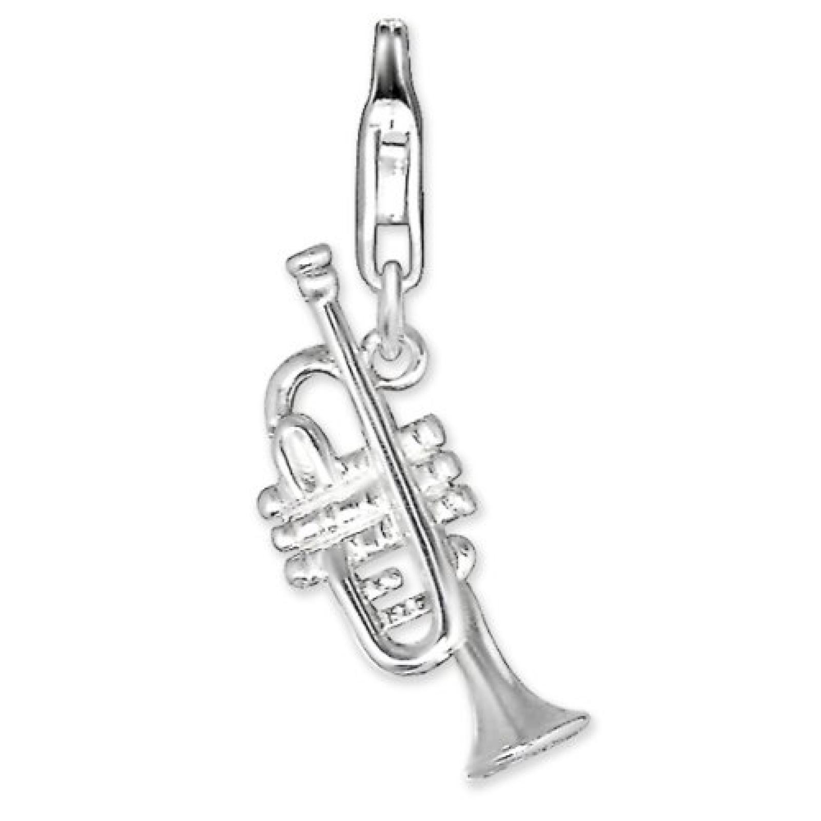Rafaela Donata Charm Collection Damen-Charm  Instrument Trompete 925 Sterling Silber  60600270 