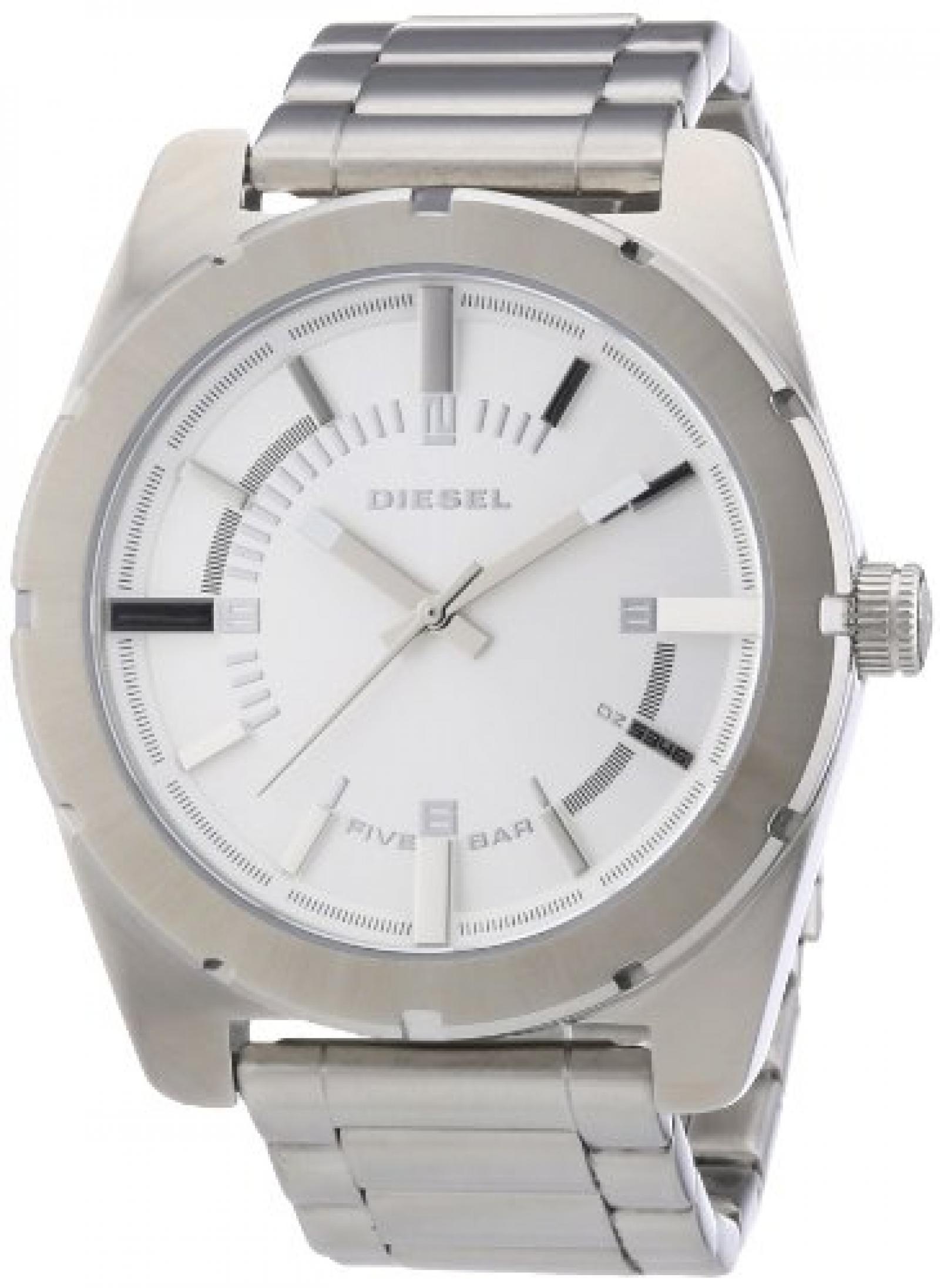 Diesel Damen-Armbanduhr XL Good Company Analog Quarz Edelstahl DZ5346 