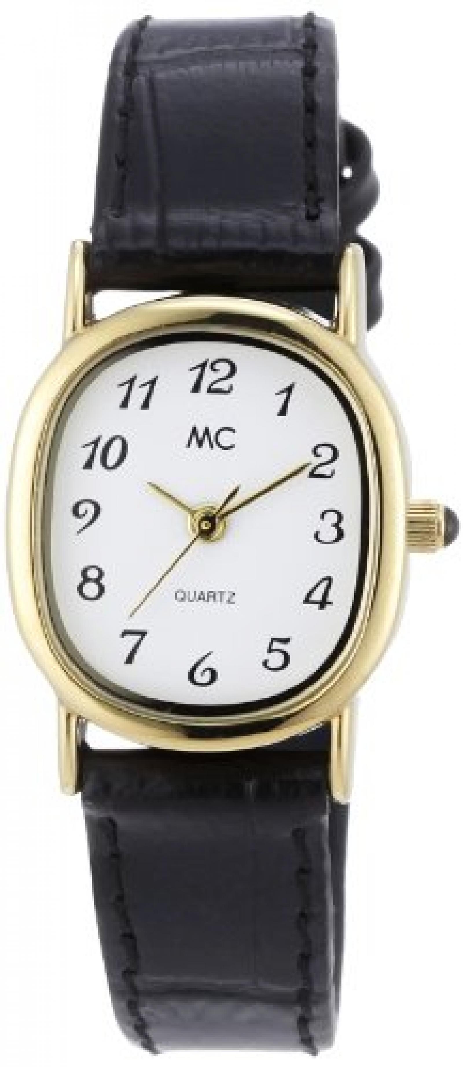 MC Timetrend Damen-Armbanduhr Analog Quarz Leder 15850 