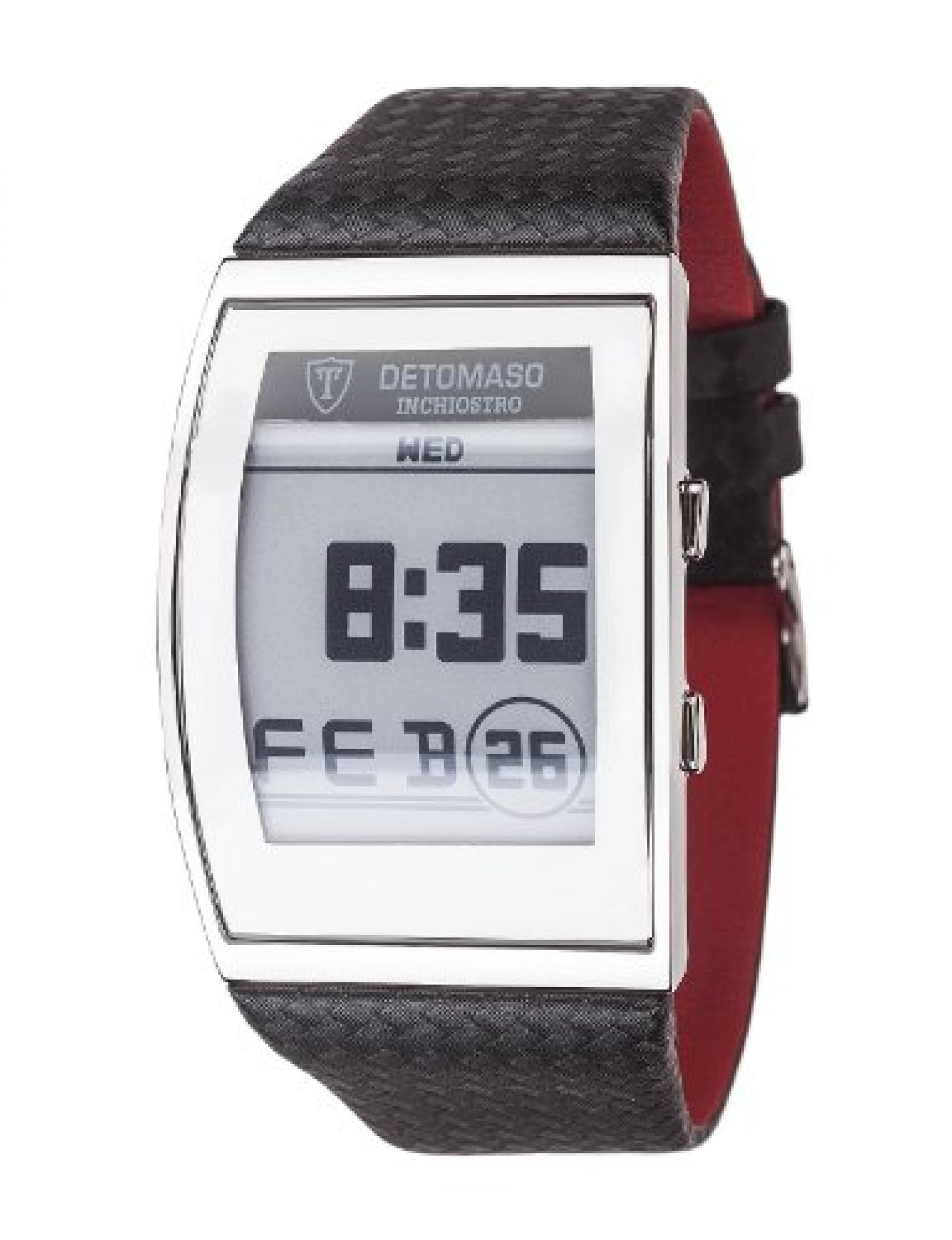 Detomaso Herren-Armbanduhr INCHIOSTRO Digital Quarz Leder DT2035-A Detomaso Herren-Armbanduhr INCHIOSTRO Digital Quarz Leder DT2035-A