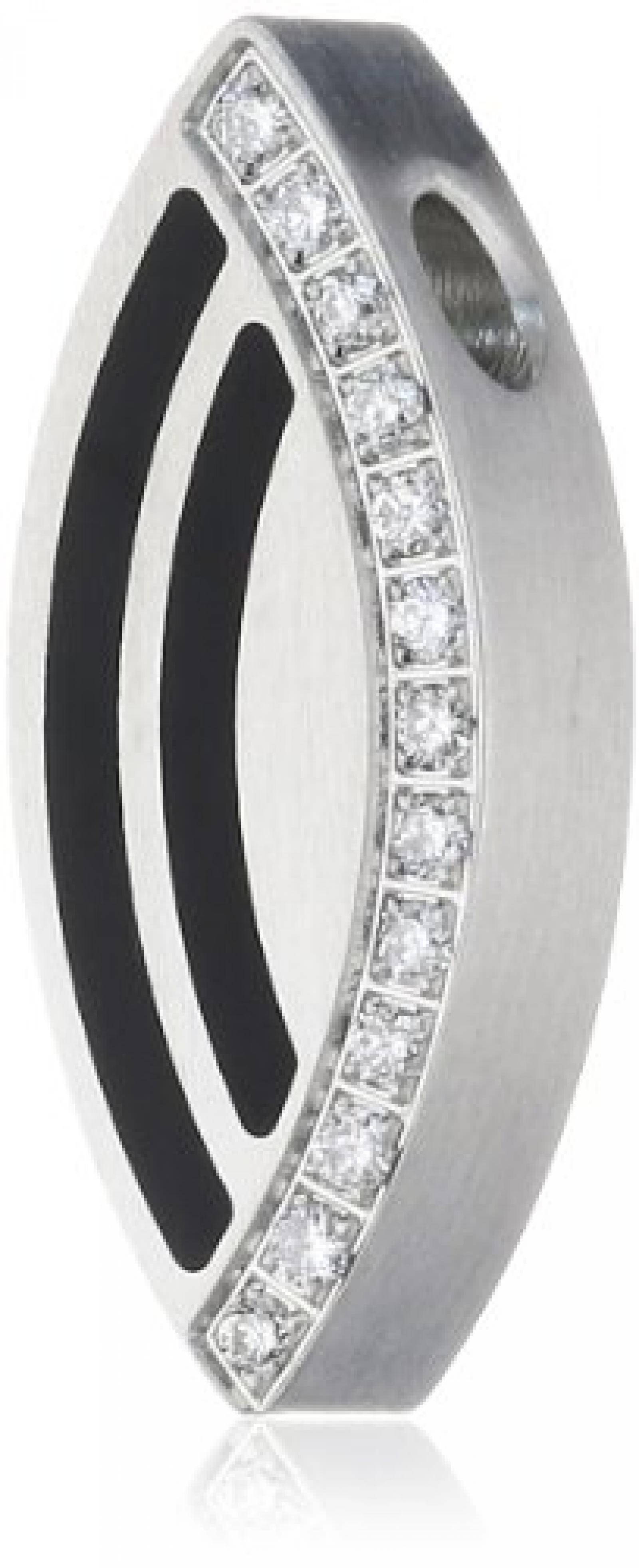 Teno Damen-Anh&auml;nger NaVa de luxx, Pav&eacute;e 13 Brill.0,008 TW/si ( 0,104 ct.), Keramikeinlage  044.27P03.D38 