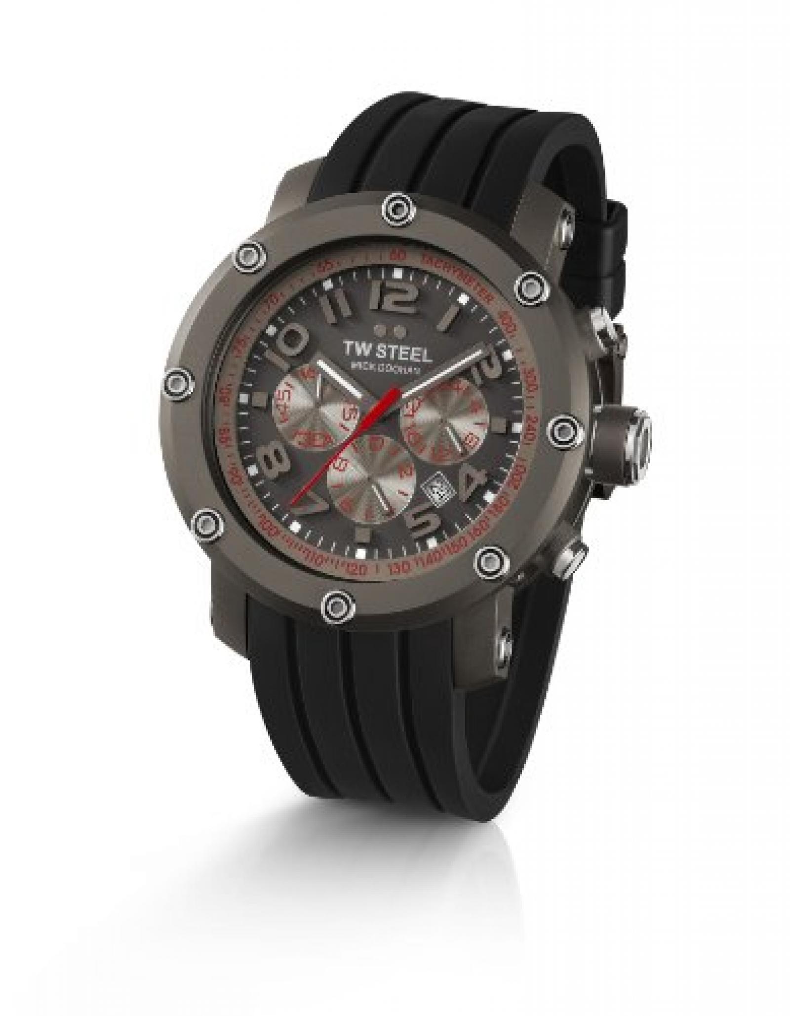 TW Steel Sonder-Edition Unisex-Armbanduhr Grandeur Tech Chronograph Silikon TW-612 TW Steel Sonder-Edition Unisex-Armbanduhr Grandeur Tech Chronograph Silikon TW-612