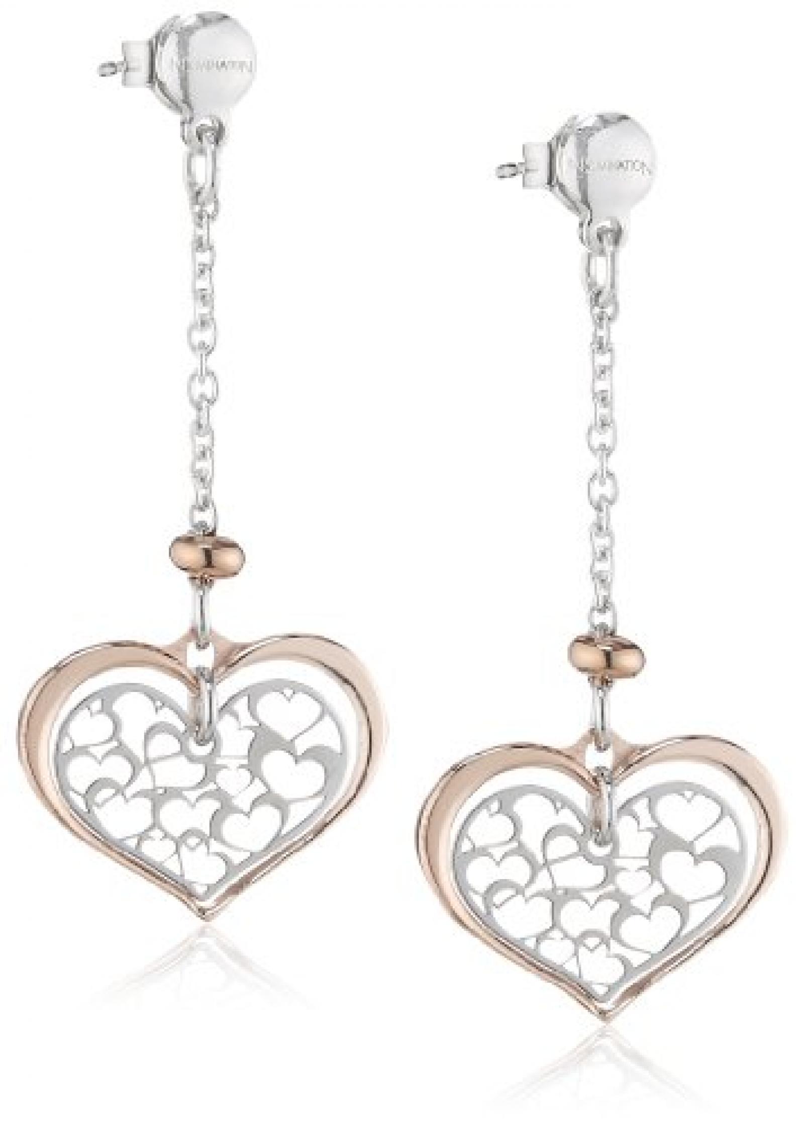 Nomination Damen-Ohrringe Romantica Silber 925 (Ros&eacute;gold) 141531/011 