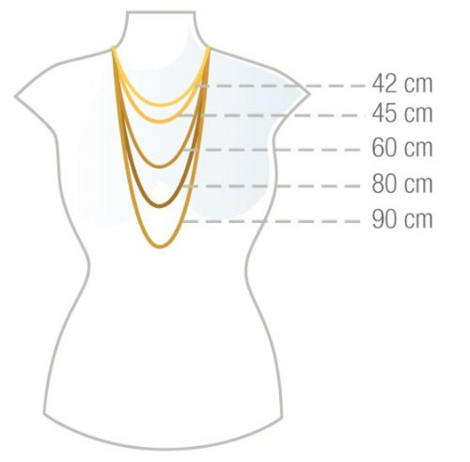 Pandora Damen-Kette 14 Karat (585) Gelbgold  35960CBK-100 