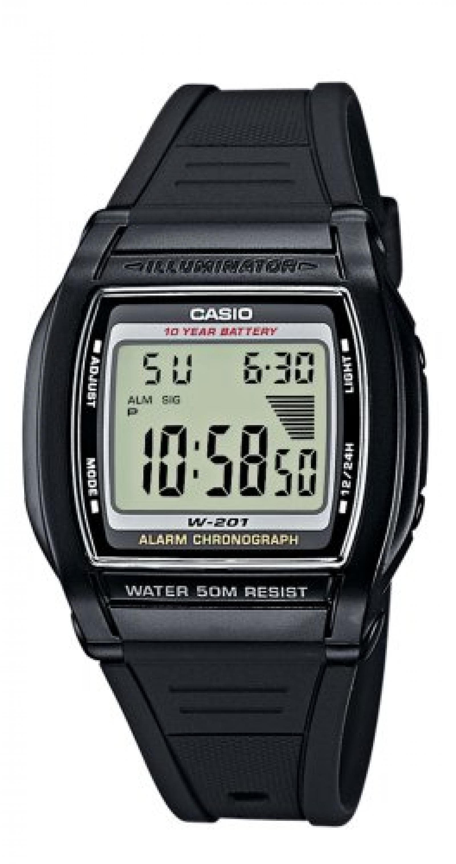 Casio Collection Herren-Armbanduhr Digital Quarz W-201-1AVEF 