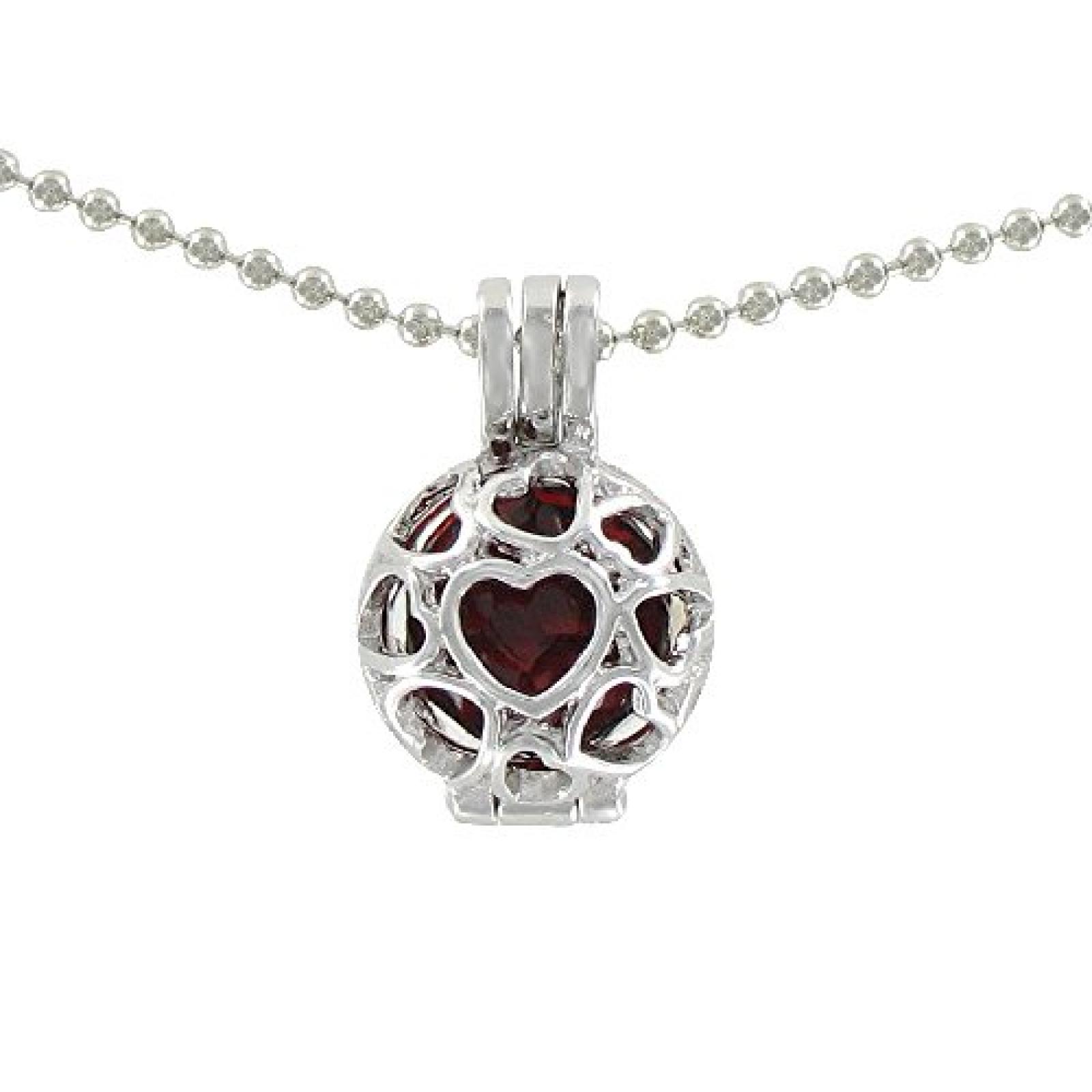 Eligo Jewellery 12mm Kugel + Versilbert Anh&auml;nger + Halskette (70cm oder 90cm) Set #5 