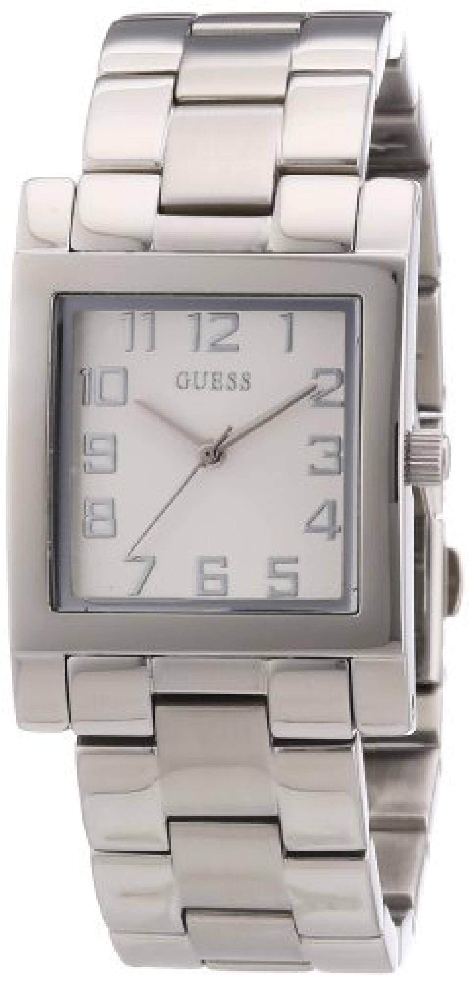 Guess Damen-Armbanduhr XS Analog Quarz Edelstahl W0131L1 