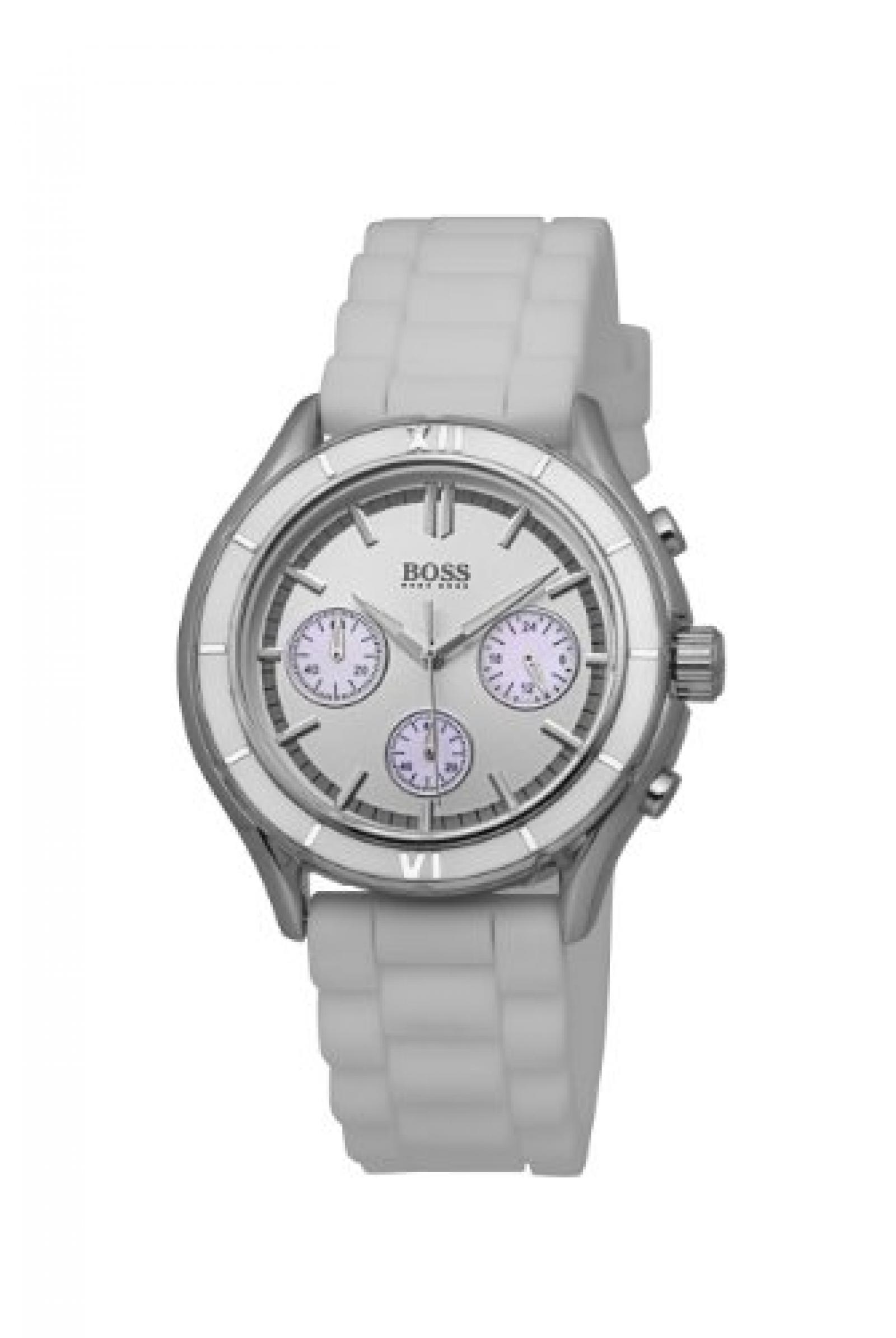 Hugo Boss Damen-Armbanduhr Ladies Iconic Chronograph Silikon 1502223 Hugo Boss Damen-Armbanduhr Ladies Iconic Chronograph Silikon 1502223