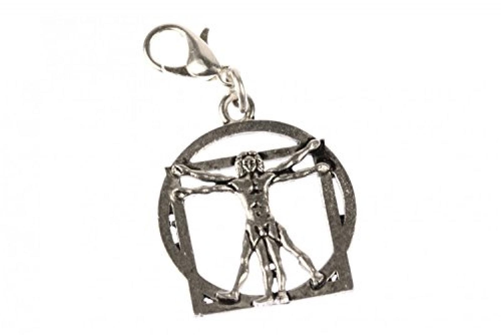 Leonardo da Vinci Proportionen Medizin Vitruvianischer Mensch Charm Miniblings 