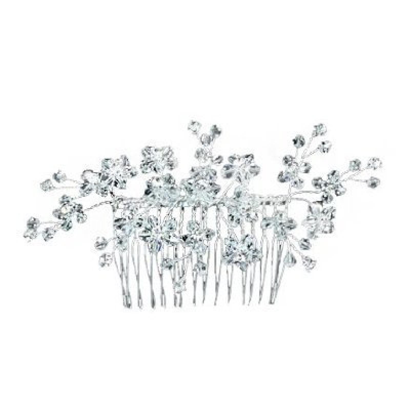 Kristall-Perlen Blumen Strass Sekt Hochzeit Abschlussball Braut Haarspange Haarkamm Brautschmuck Haarschmuck Kristall-Perlen Blumen Strass Sekt Hochzeit Abschlussball Braut Haarspange Haarkamm Brautschmuck Haarschmuck