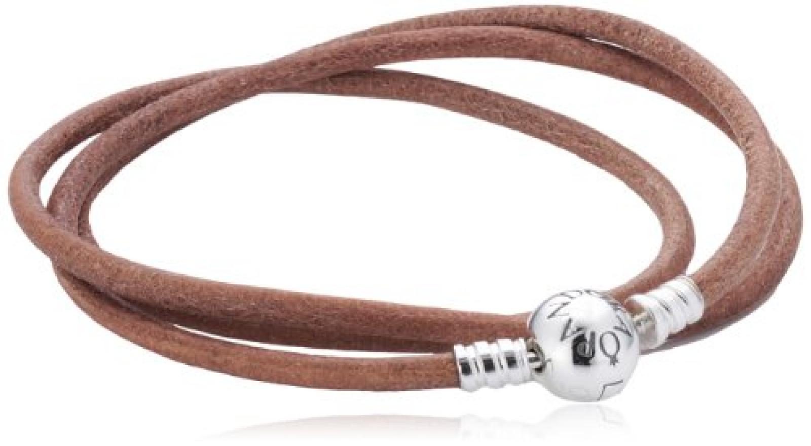 Pandora Damen-Armband 925 Sterling Silber dreifach L&auml;nge 57 cm 590714CBN-T2 