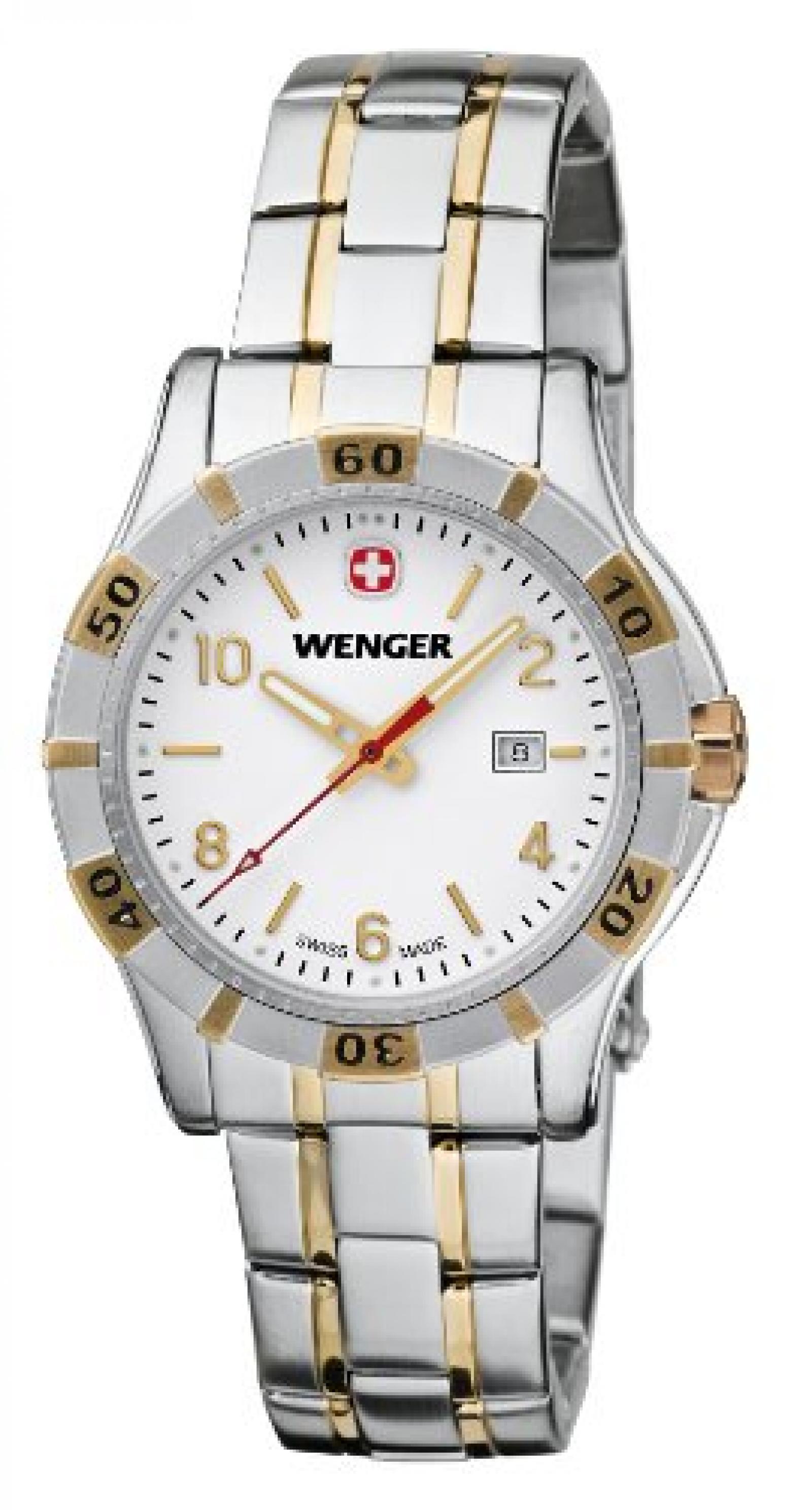 Wenger Damen-Armbanduhr XS Platoon Analog Quarz Edelstahl beschichtet 01.9211.105 Wenger Damen-Armbanduhr XS Platoon Analog Quarz Edelstahl beschichtet 01.9211.105