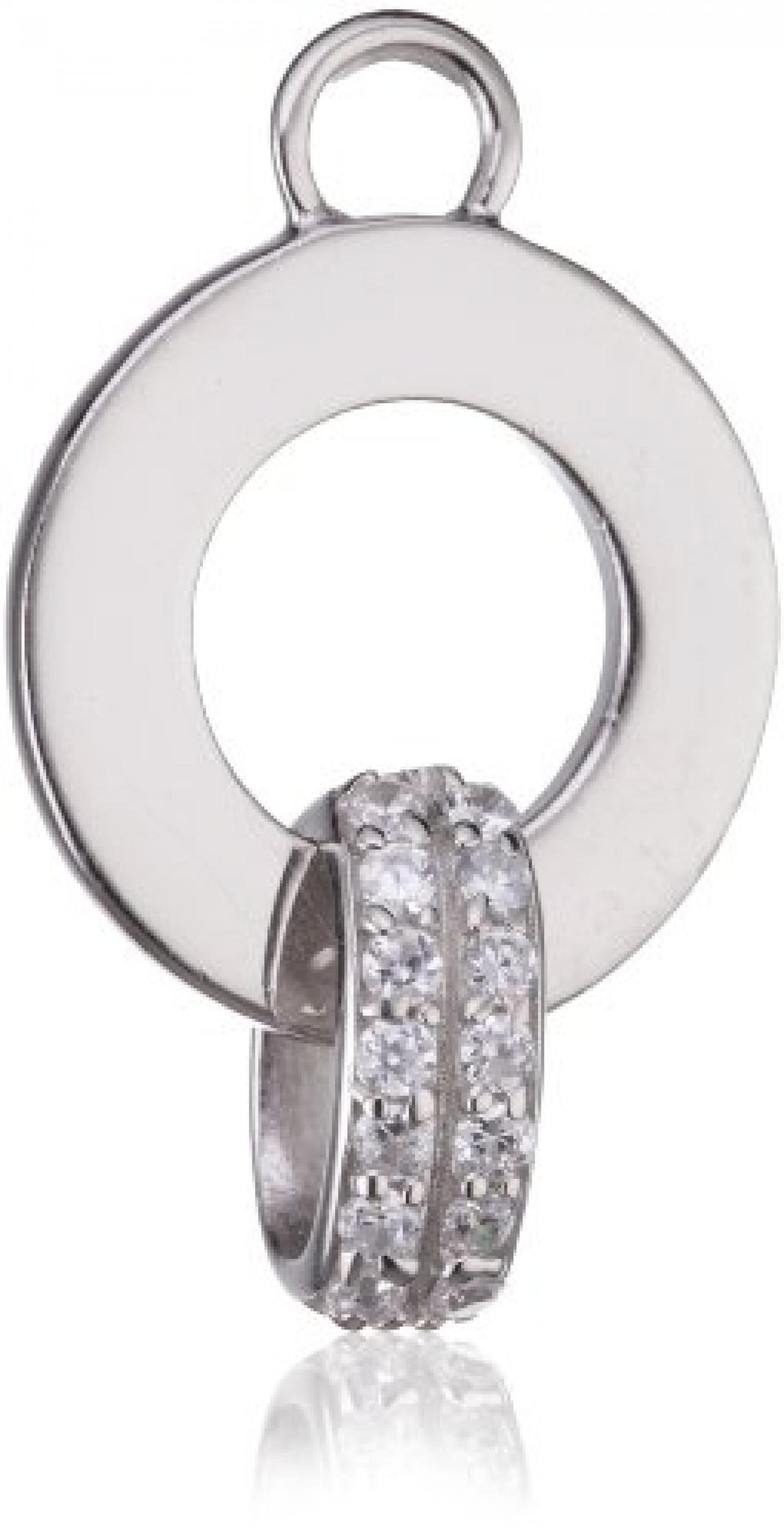 Rafaela Donata-Carrier Charm Sterling Silber Zirkonia wei&szlig; 