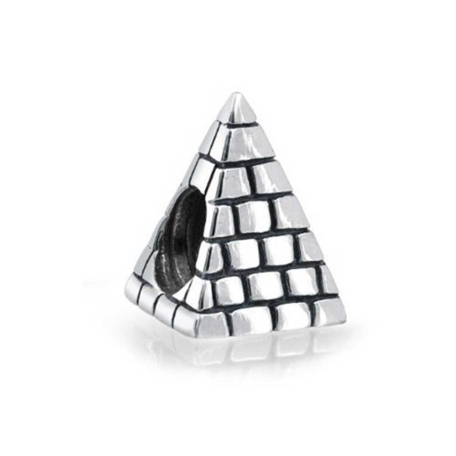 Bling Jewelry 925er Sterling-Silber &auml;gyptische Pyramide Bead Charm Pandora kompatibel 