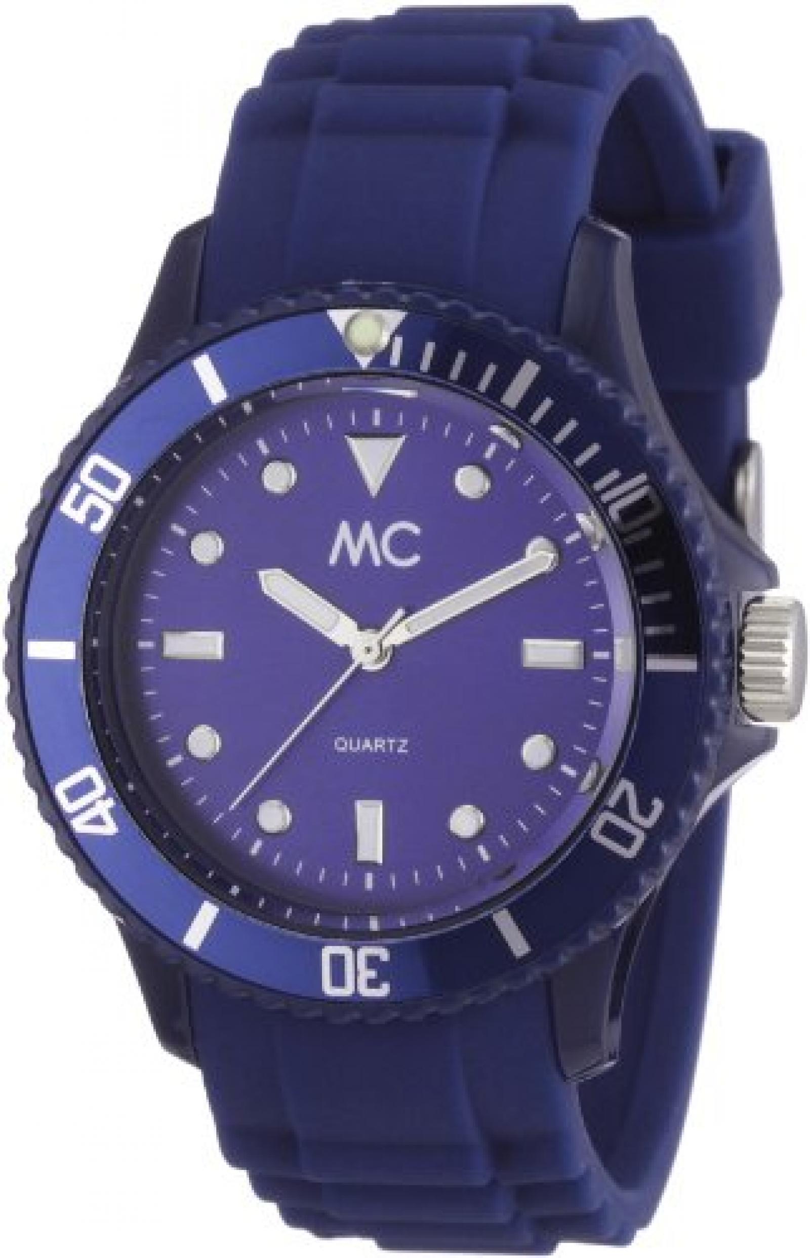 MC Timetrend Unisex-Armbanduhr Happy Time Analog Quarz Kunststoff blau 27372 MC Timetrend Unisex-Armbanduhr Happy Time Analog Quarz Kunststoff blau 27372