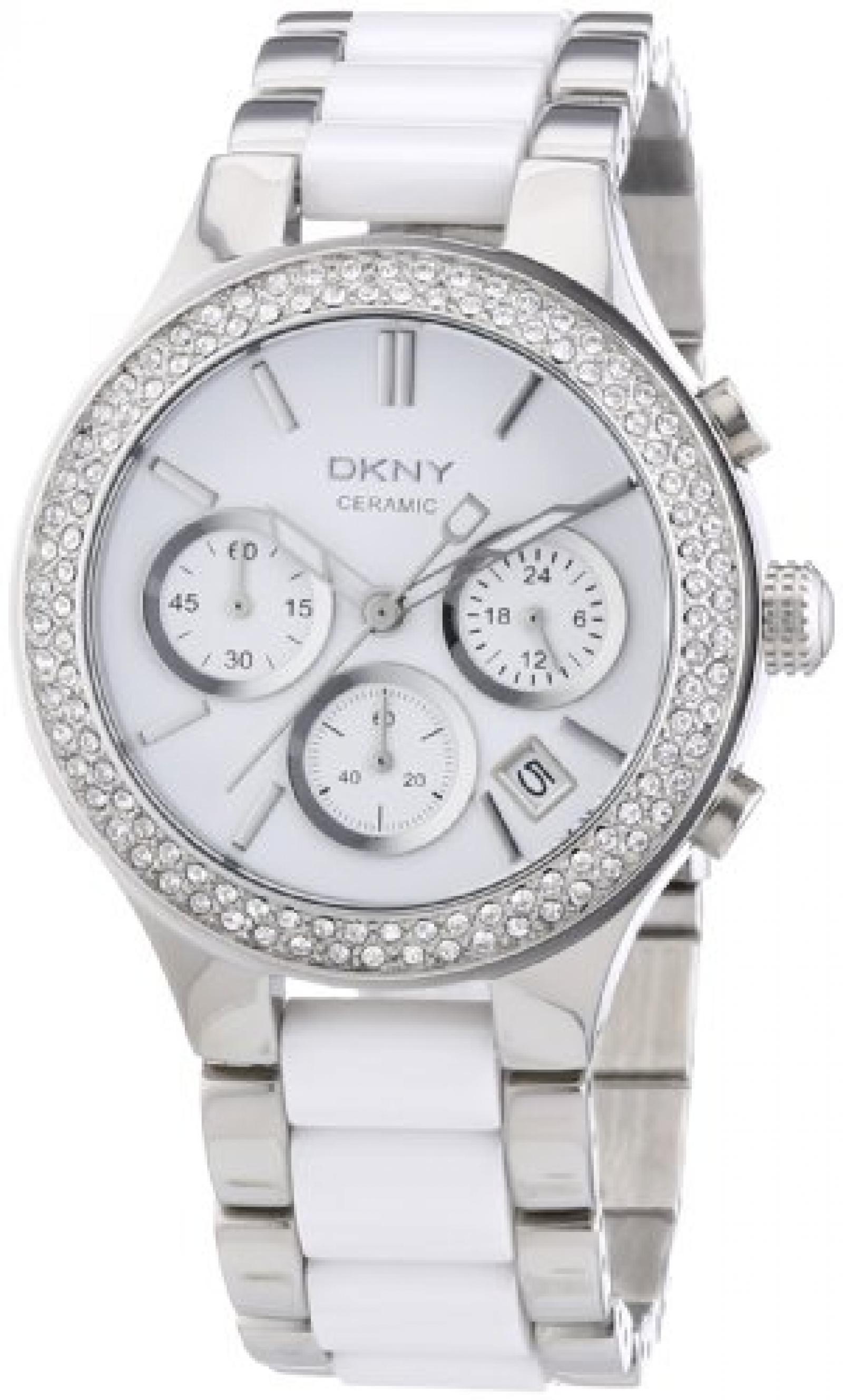 DKNY Damen-Armbanduhr Chronograph Quarz verschiedene Materialien NY8181 DKNY Damen-Armbanduhr Chronograph Quarz verschiedene Materialien NY8181