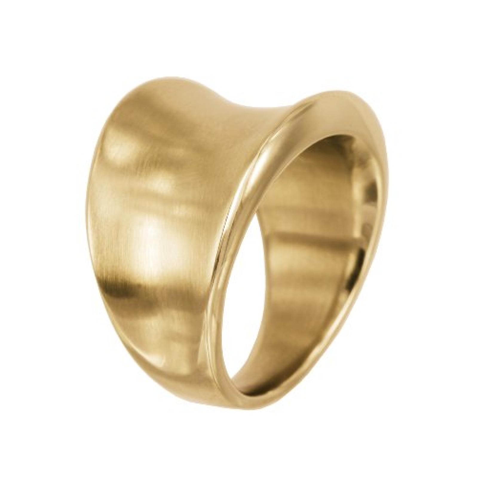 Mike Ellis Damen-Ring Edelstahl mattiert Gr.52 (16.6) CS-09 IPG 52 