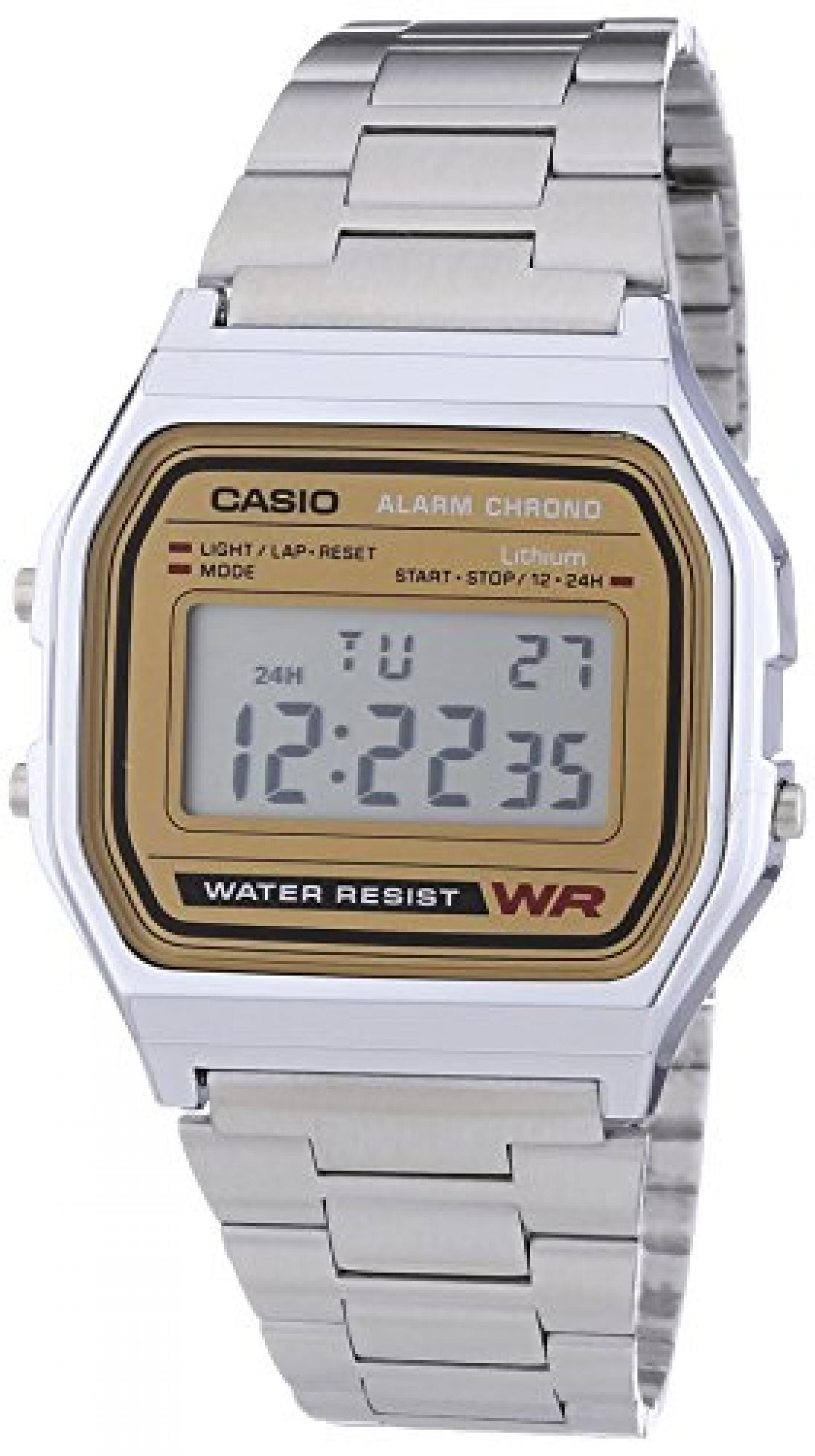 Casio Collection Herren-Armbanduhr Digital Quarz A158WEA-9EF 