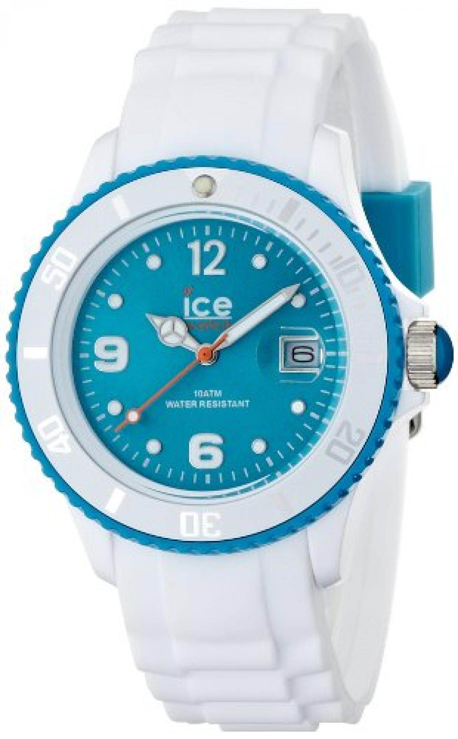 Ice-Watch Armbanduhr ice-White Weiss/T&uuml;rkis SI.WT.U.S.11 