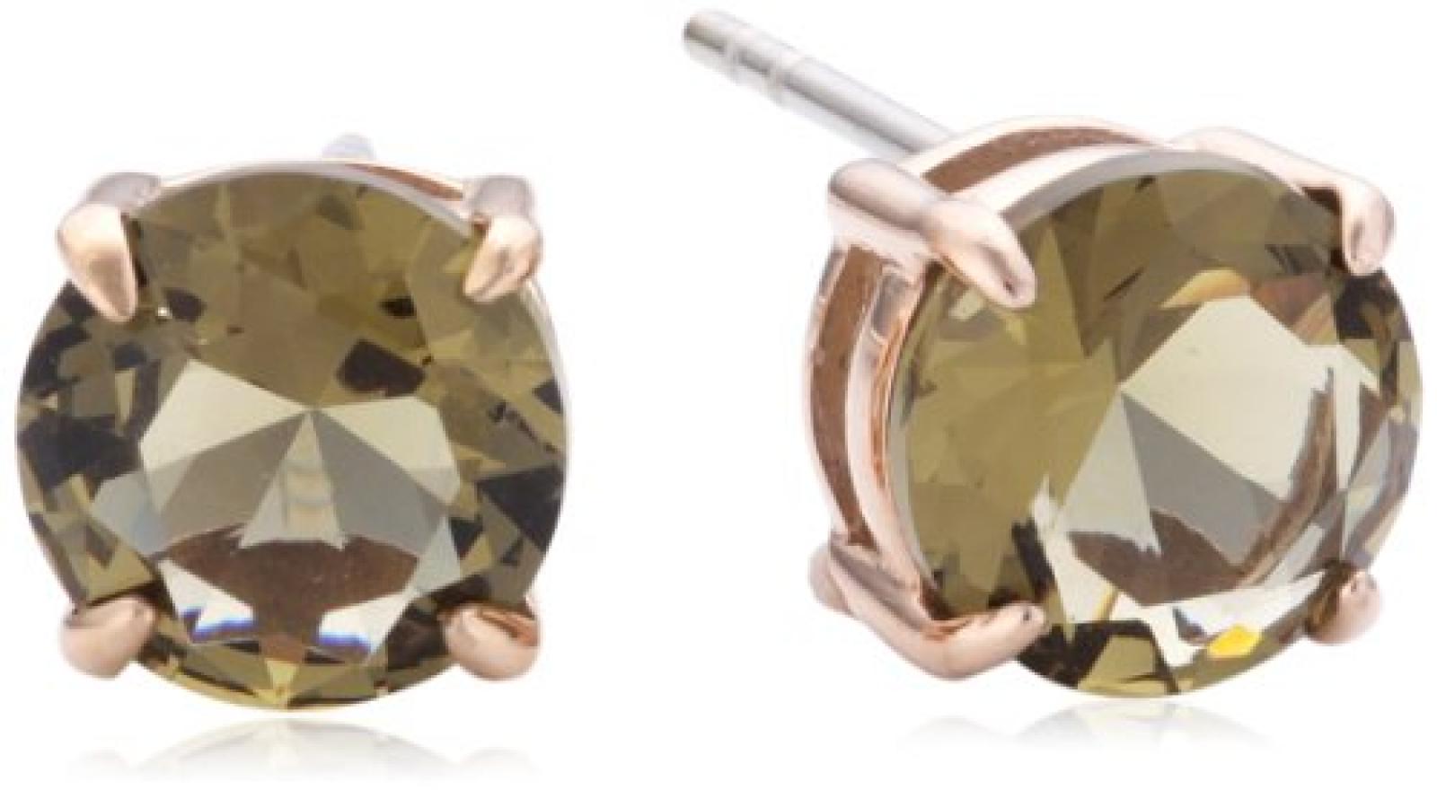 Dyrberg/Kern Damen-Ohrstecker Vergoldetes Metall Kristall braun 335340 Dyrberg/Kern Damen-Ohrstecker Vergoldetes Metall Kristall braun 335340