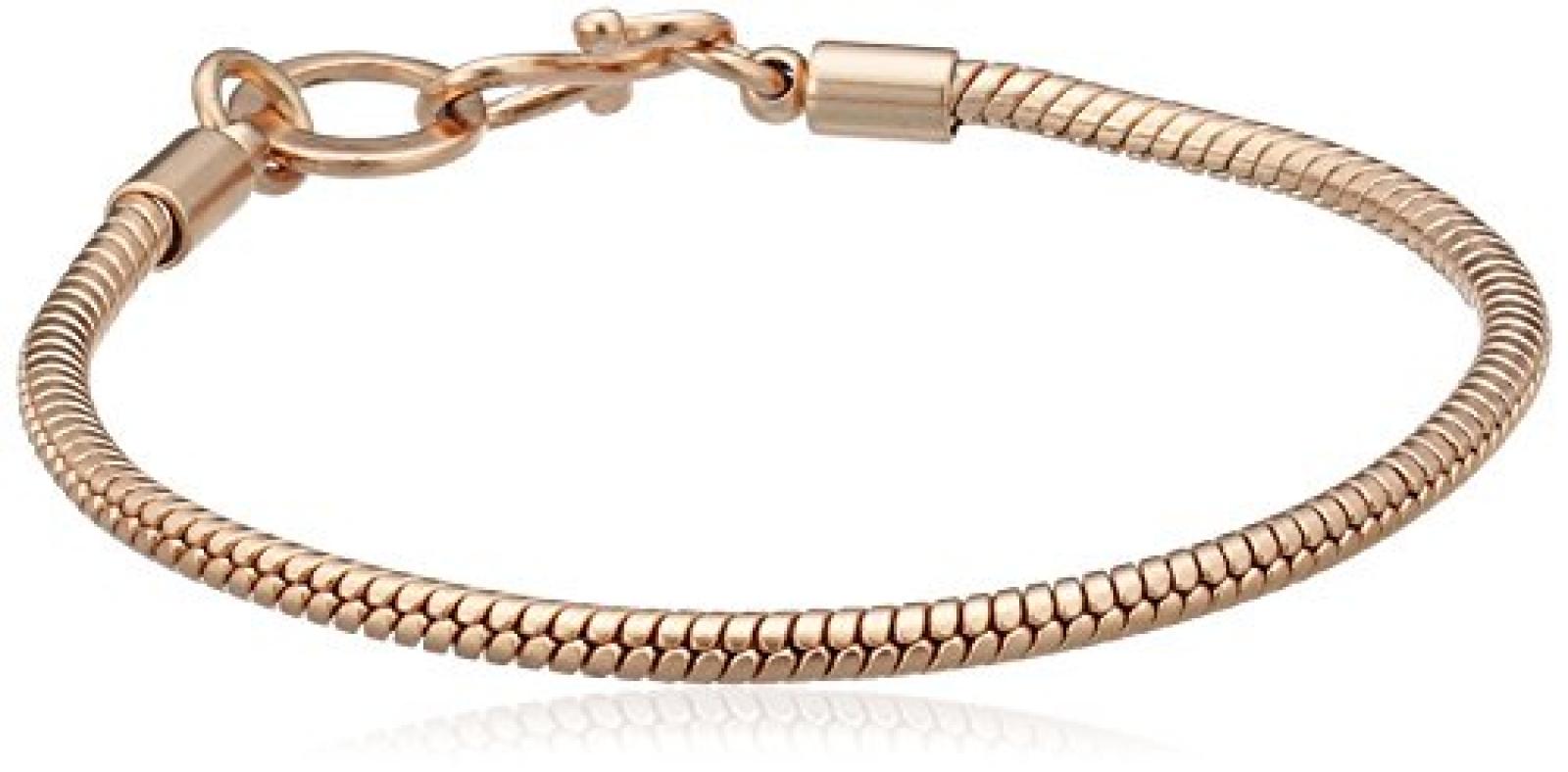 Pilgrim Jewelry Damen-Armband Messing aus der Serie roségold beschichtet, 18.5 cm 401329007 