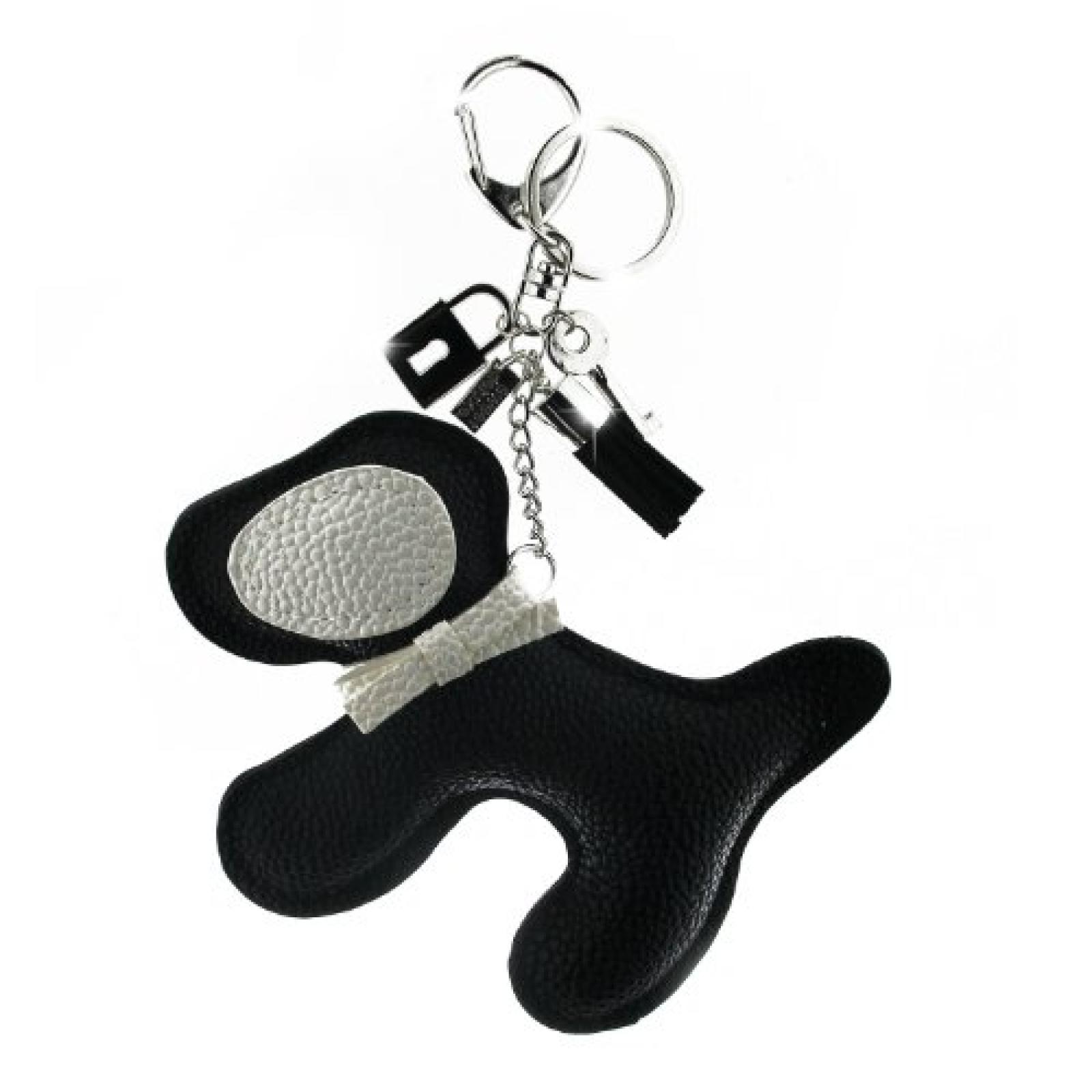 Sweet Deluxe Damen-Anh&auml;nger Messing rhodiniert Acryl schwarz 03576 