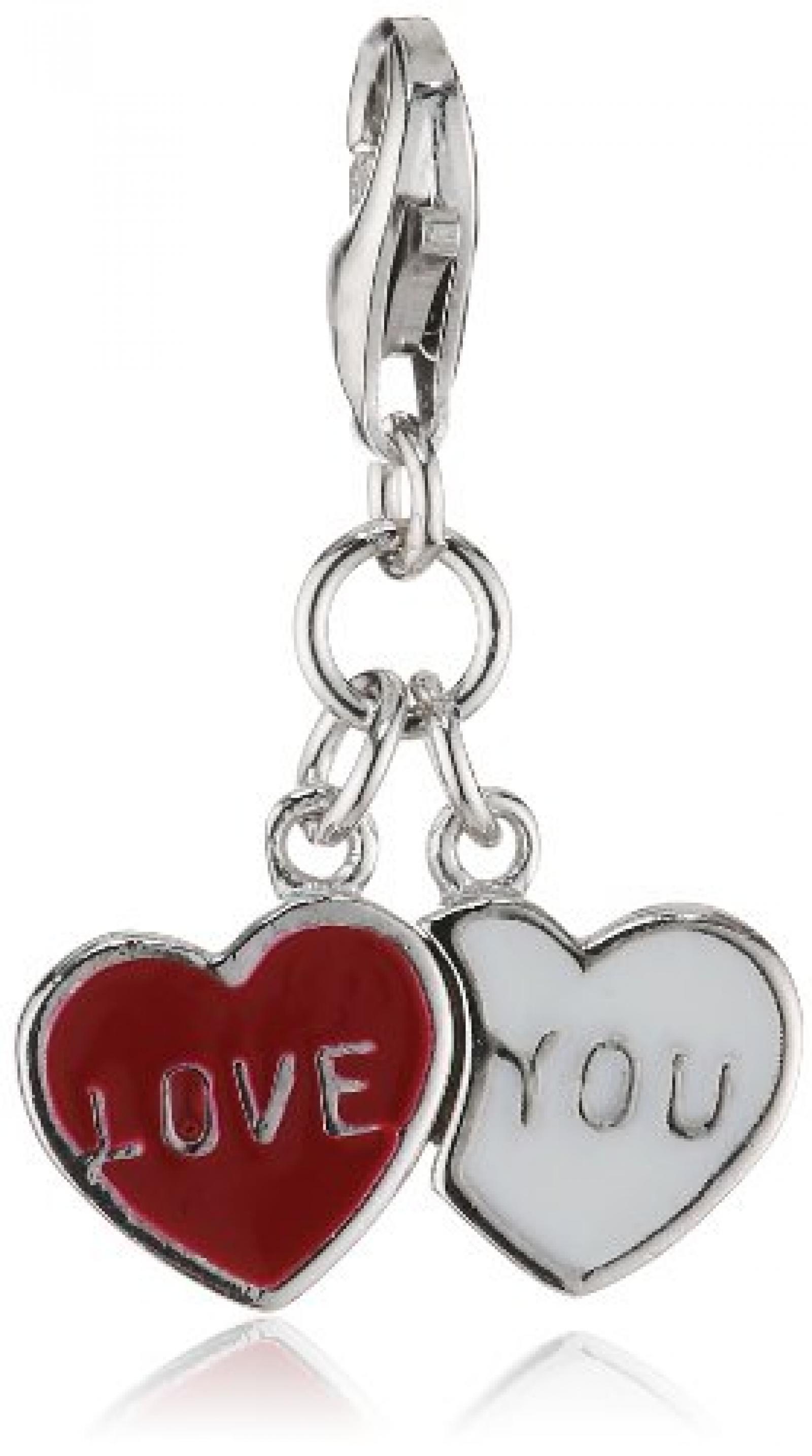 s.Oliver Damen-Charm Herz Silber 925 396172 s.Oliver Damen-Charm Herz Silber 925 396172