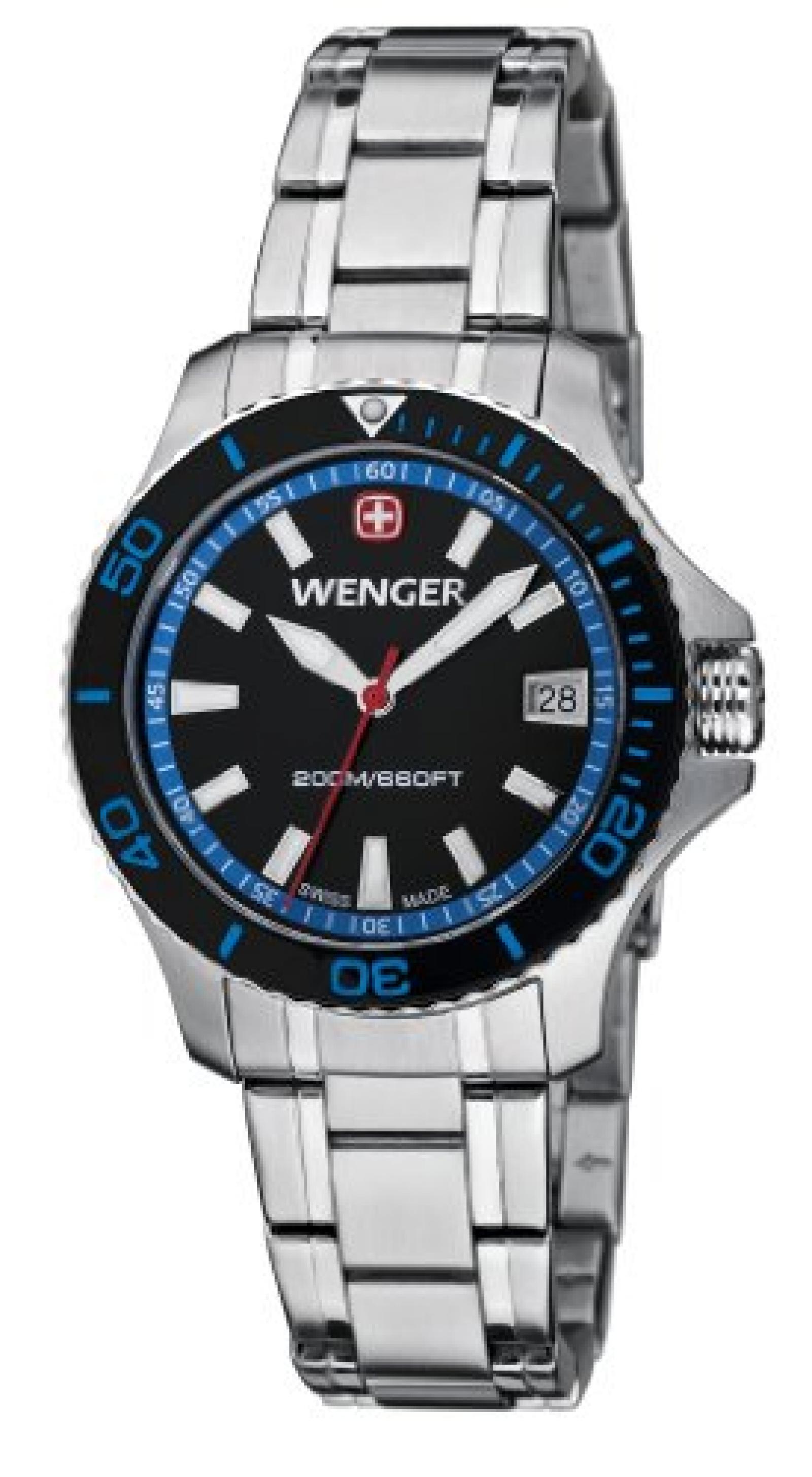 Wenger Damen-Armbanduhr Seaforce Analog Quarz Edelstahl 01.0621.104 