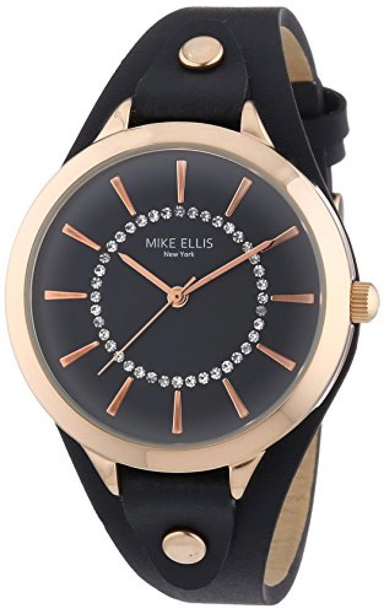 Mike Ellis New York Damen-Armbanduhr Country Analog Quarz Leder SL4346A Mike Ellis New York Damen-Armbanduhr Country Analog Quarz Leder SL4346A