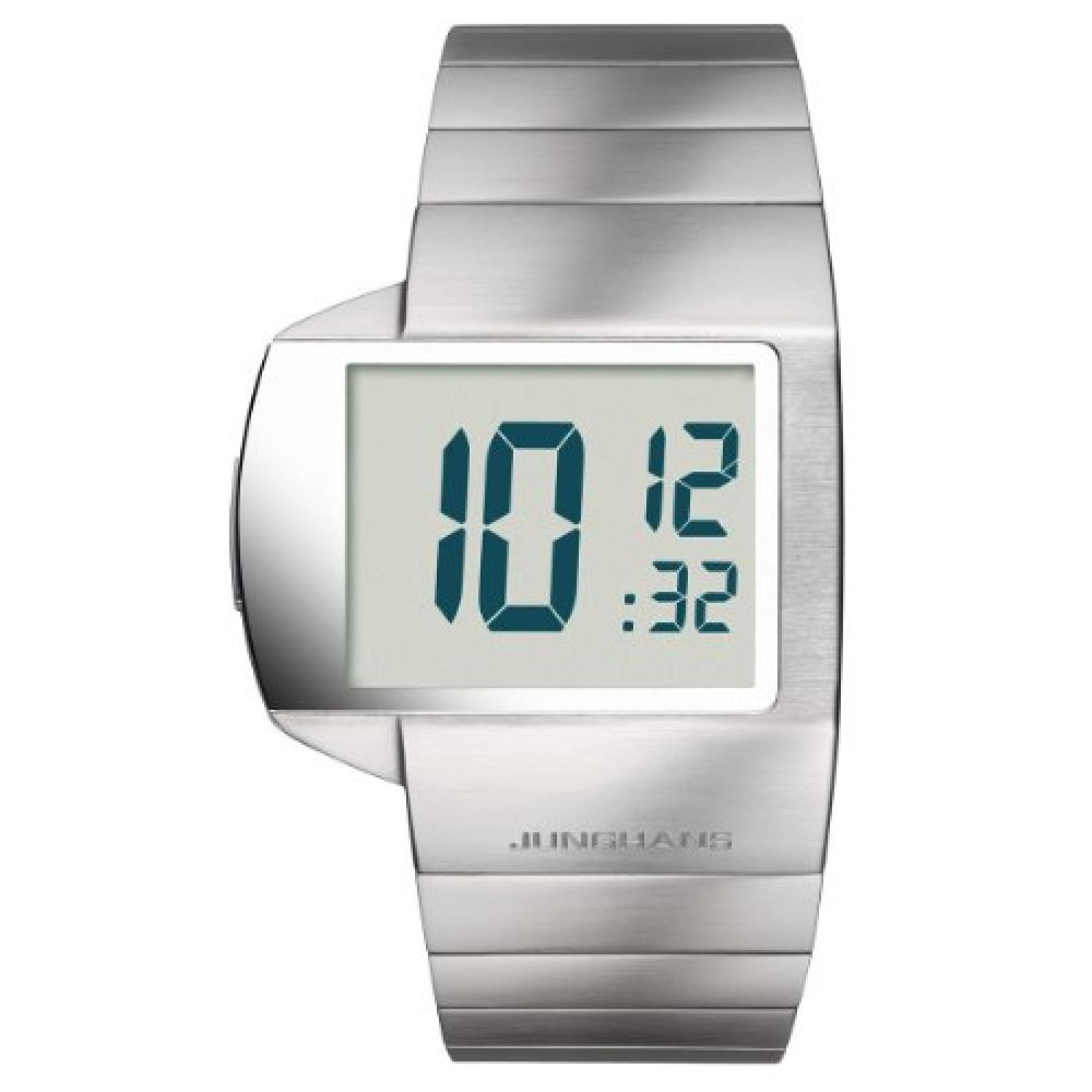 Junghans Herren-Armbanduhr XL Futura Digital Edelstahl 026/4101.44 Junghans Herren-Armbanduhr XL Futura Digital Edelstahl 026/4101.44