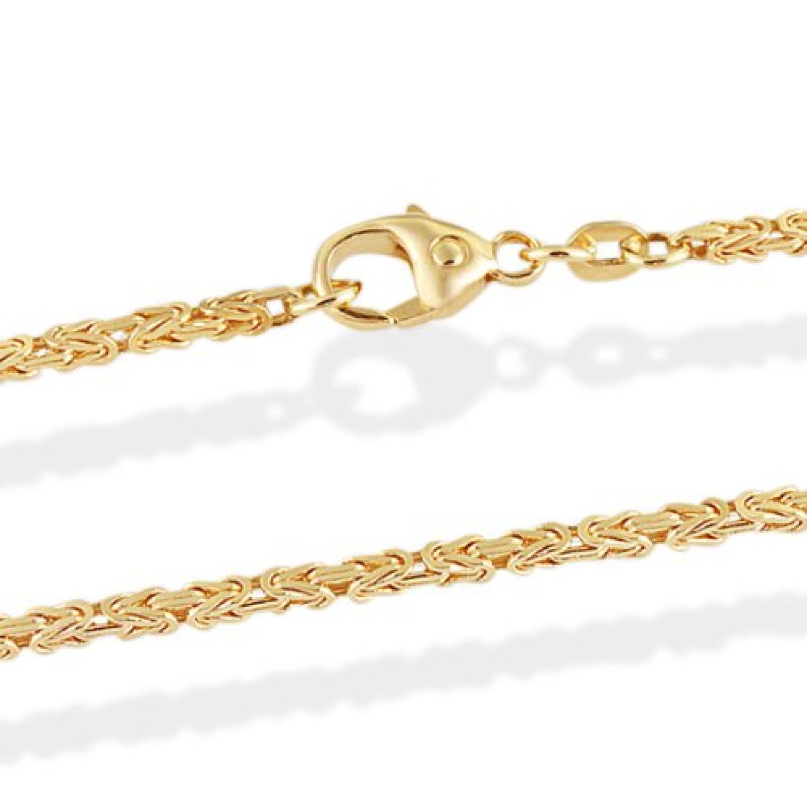 Goldmaid Unisex-Kette Königskette Exklusiv 14 Karat 585 Gelbgold 45 cm Karabinerverschluss Ke 5693GG585 