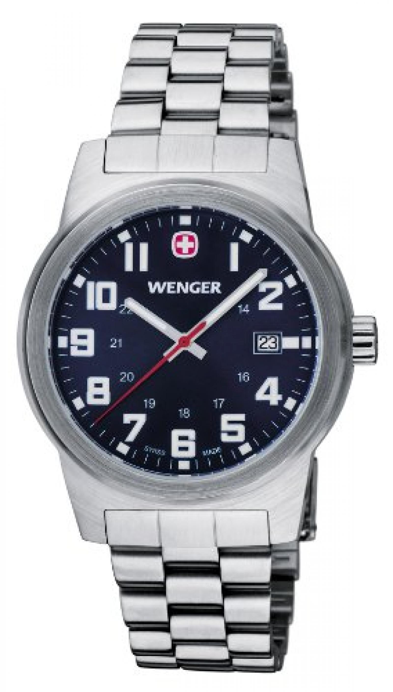 Wenger Damen-Armbanduhr XS Field Classic Analog Quarz Edelstahl 72926W 