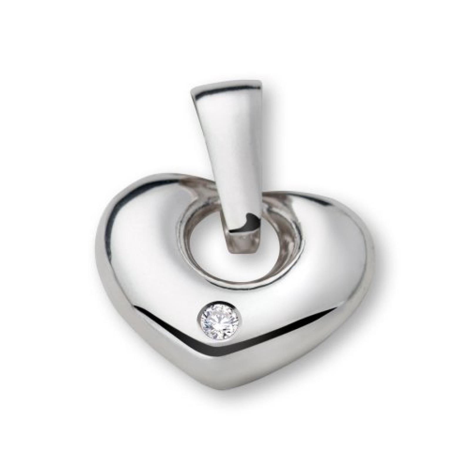 Miore-Joven Anh&auml;nger 18 Karat (750) Wei&szlig;gold, mit 1 diamant MAP37W 