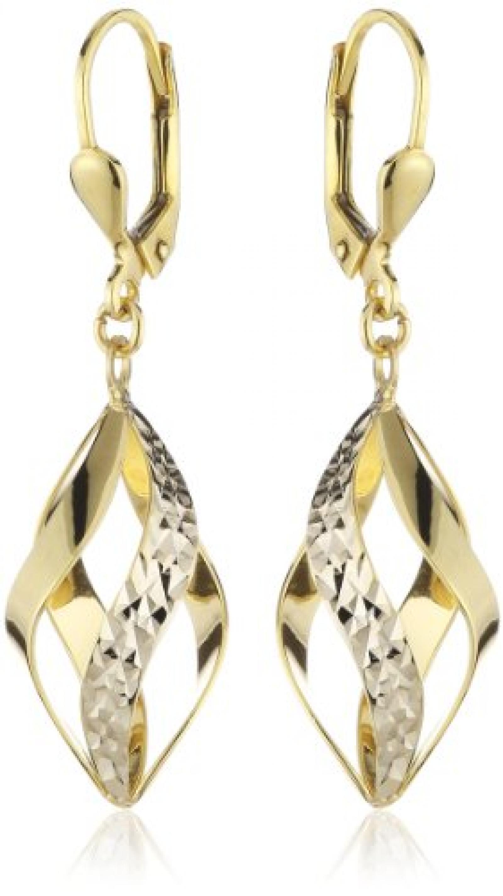 Amor Jewelry Damen-Ohrhänger 8 Karat 333 Gelbgold 258449 