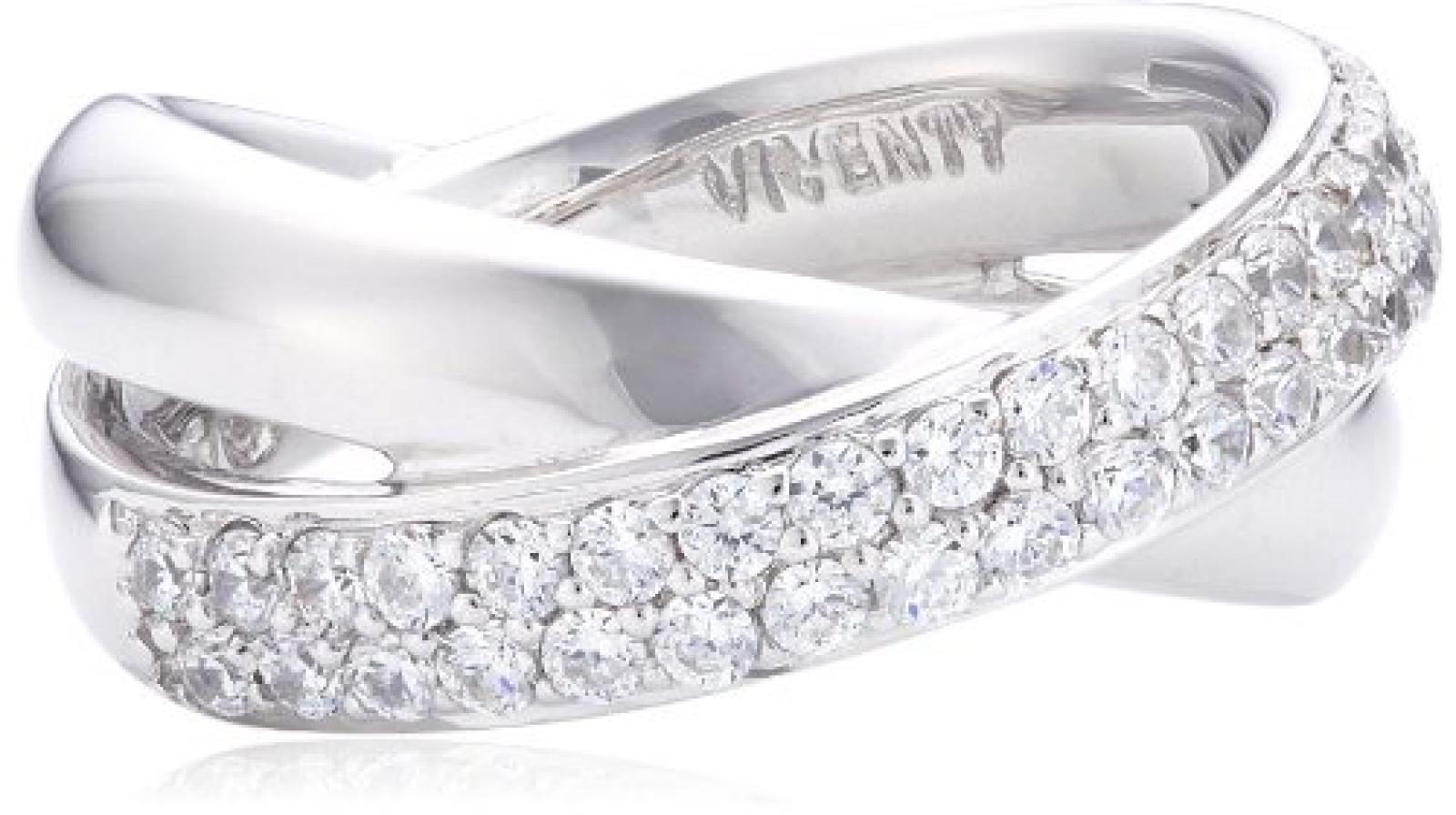 Viventy Damen-Ring 925 Sterling Silber 37 Zirkonia weiss 762351 Viventy Damen-Ring 925 Sterling Silber 37 Zirkonia weiss 762351