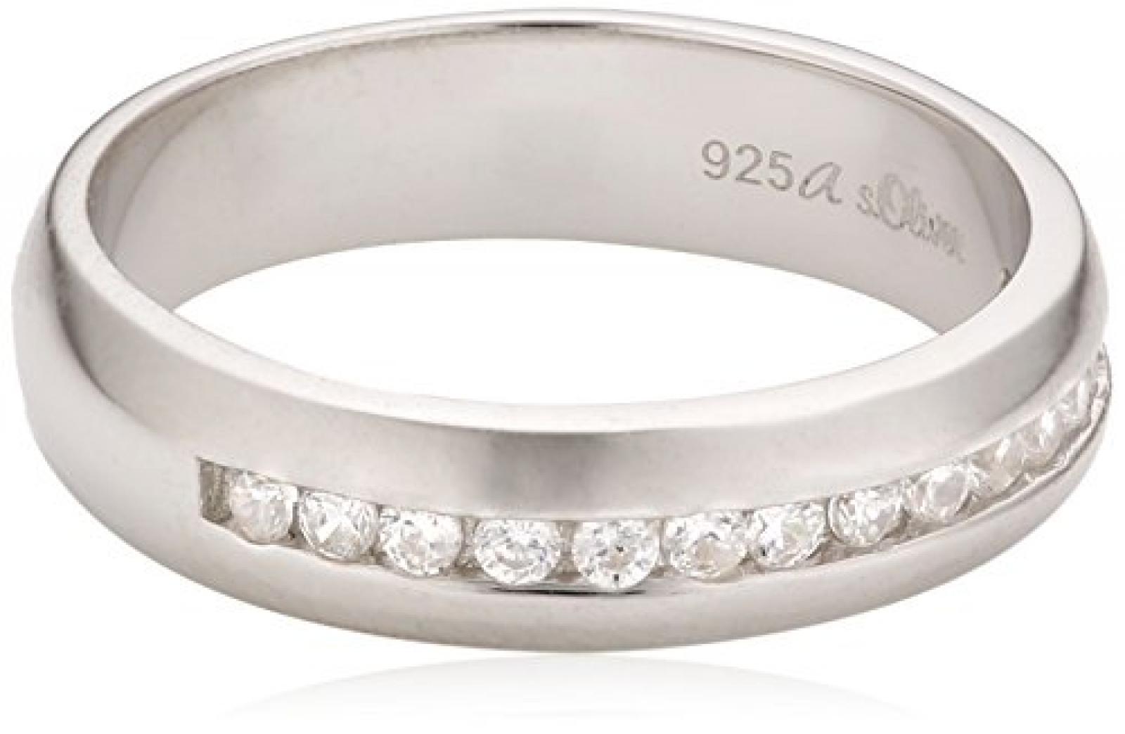 s.Oliver Damen-Ring Silber 925  Gr.54 400879 