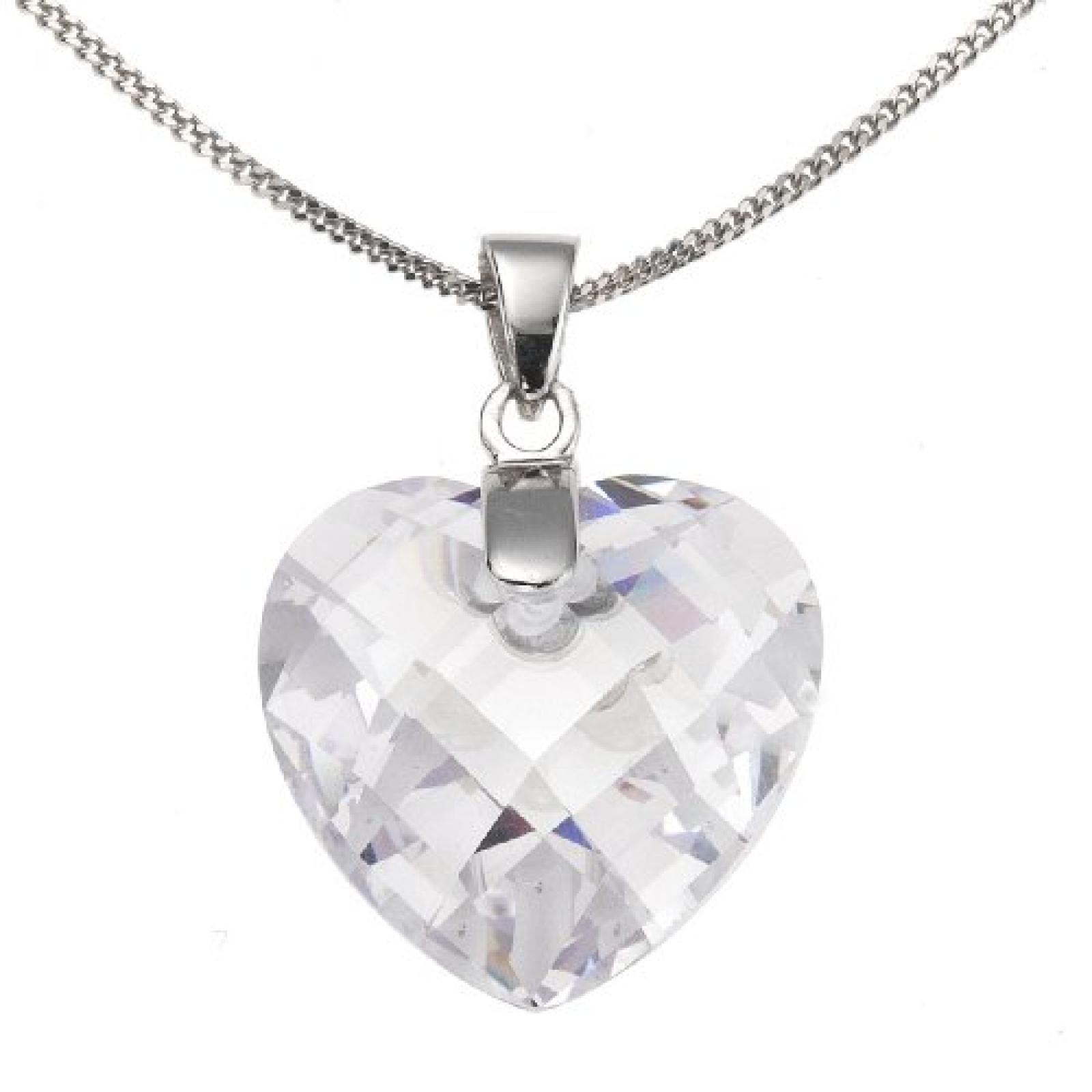 ZEEme Silver Damenanh&auml;nger/Kette 45cm "Herz" 500243463-45 