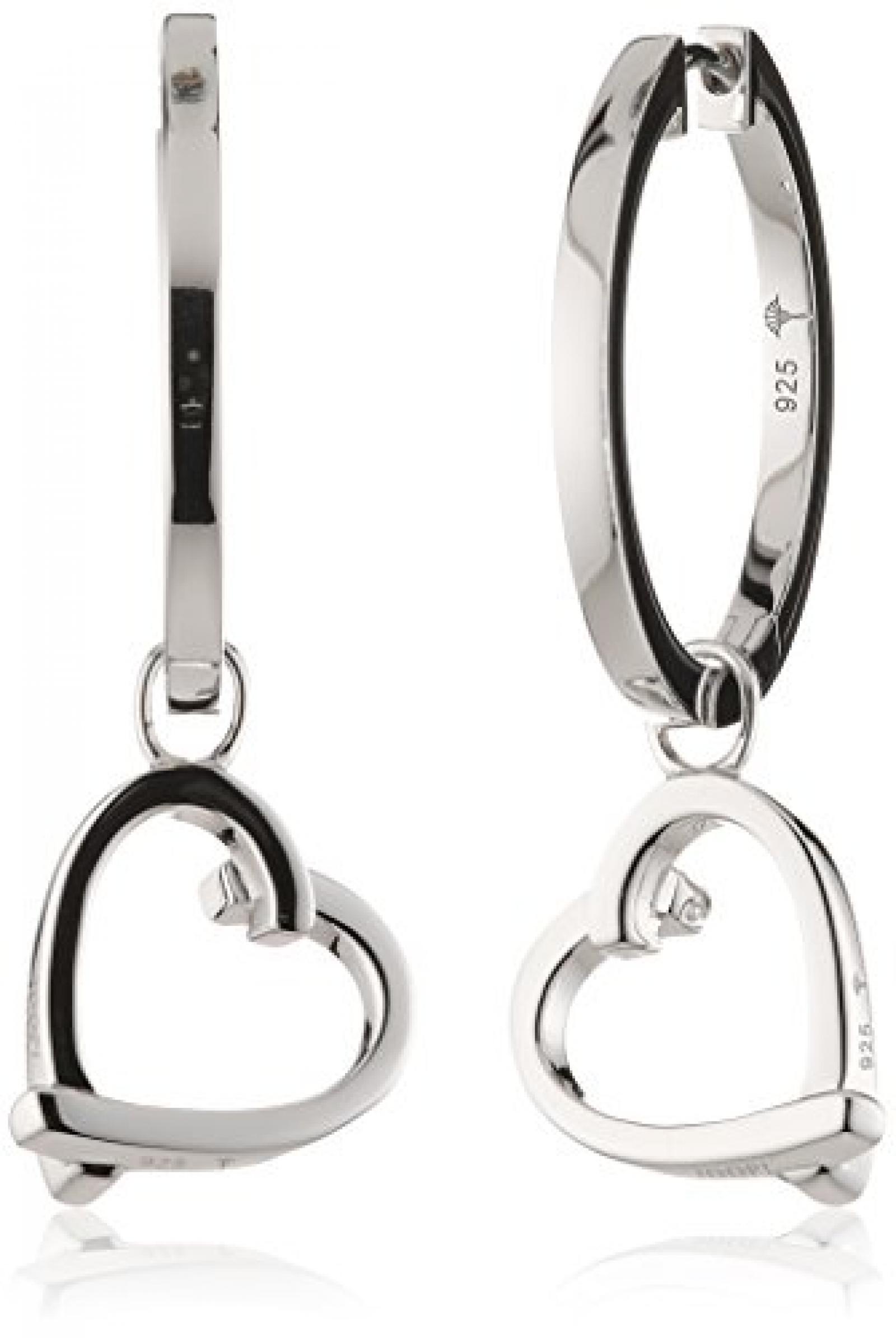 Damen-Creolen Valentines Special NA 925 Sterling Silber rhodiniert 0 JPCO90140A000 