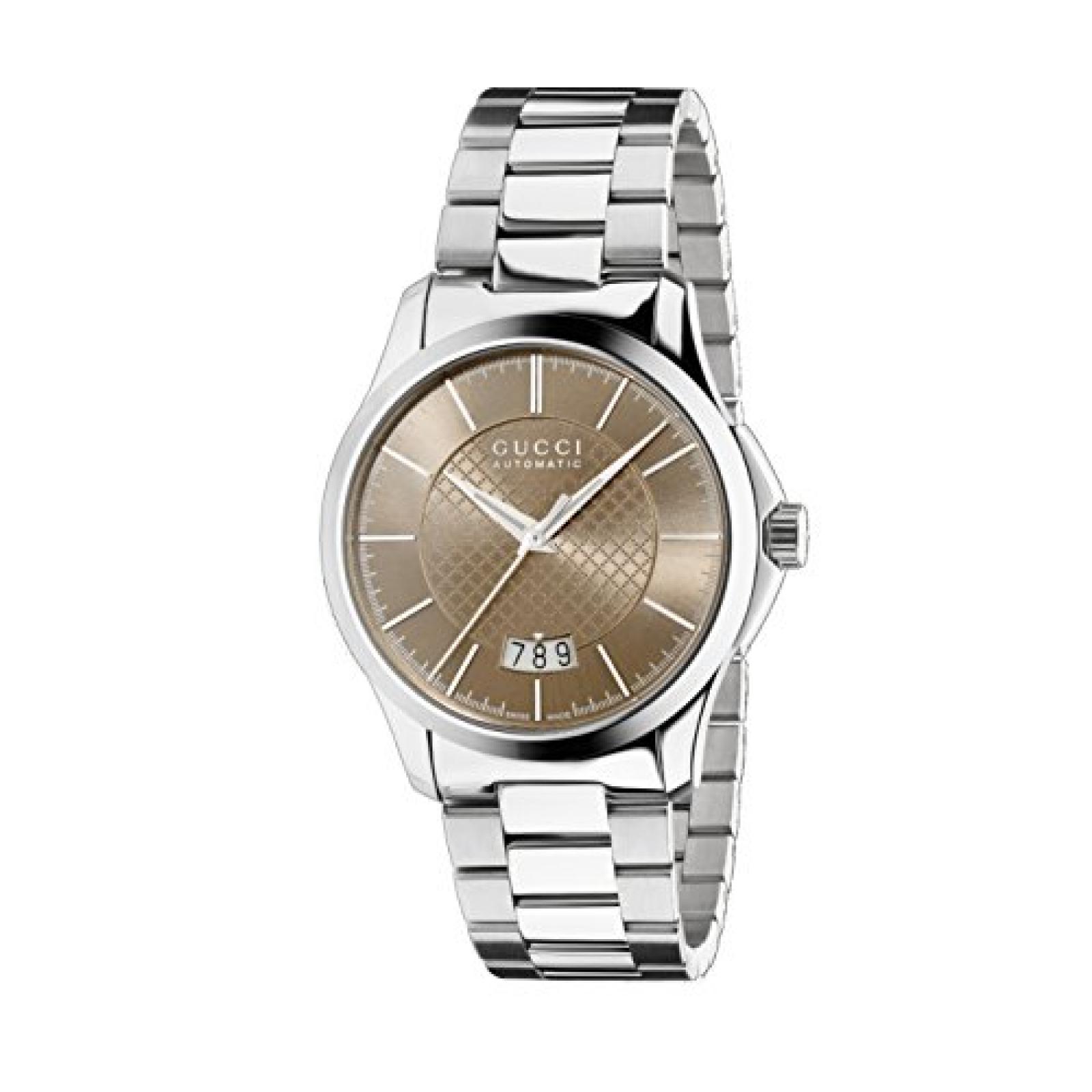 Herren-Armbanduhr G TIMELESS Analog Automatik Edelstahl YA126431 Herren-Armbanduhr G TIMELESS Analog Automatik Edelstahl YA126431