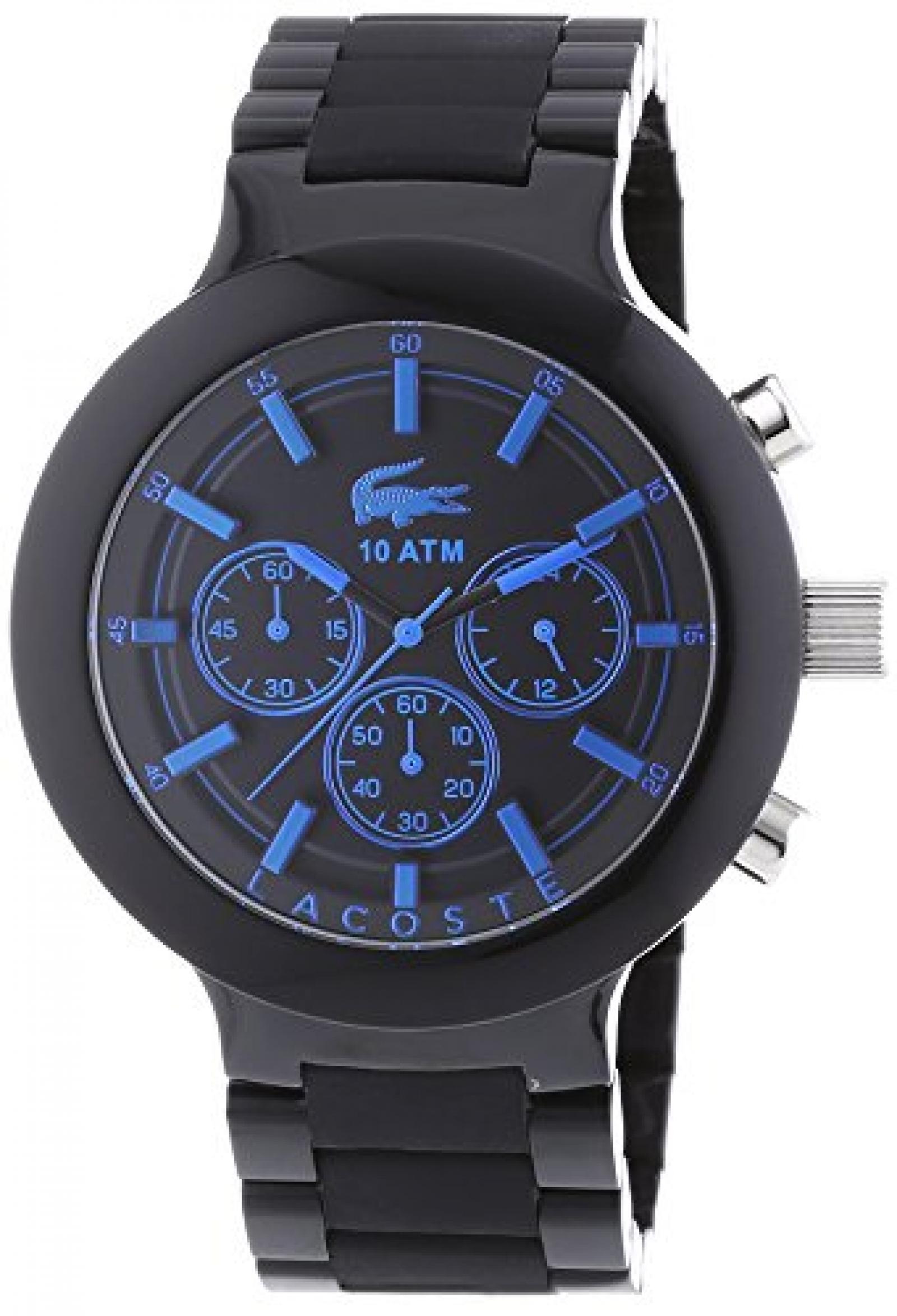 Lacoste Herren-Armbanduhr XL BORNEO Analog Quarz Plastik 2010772 Lacoste Herren-Armbanduhr XL BORNEO Analog Quarz Plastik 2010772