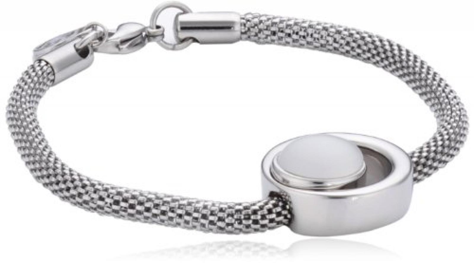 Mike Ellis New York Damen Armband Edelstahl Glas 19.0 cm S223 IPS Mike Ellis New York Damen Armband Edelstahl Glas 19.0 cm S223 IPS