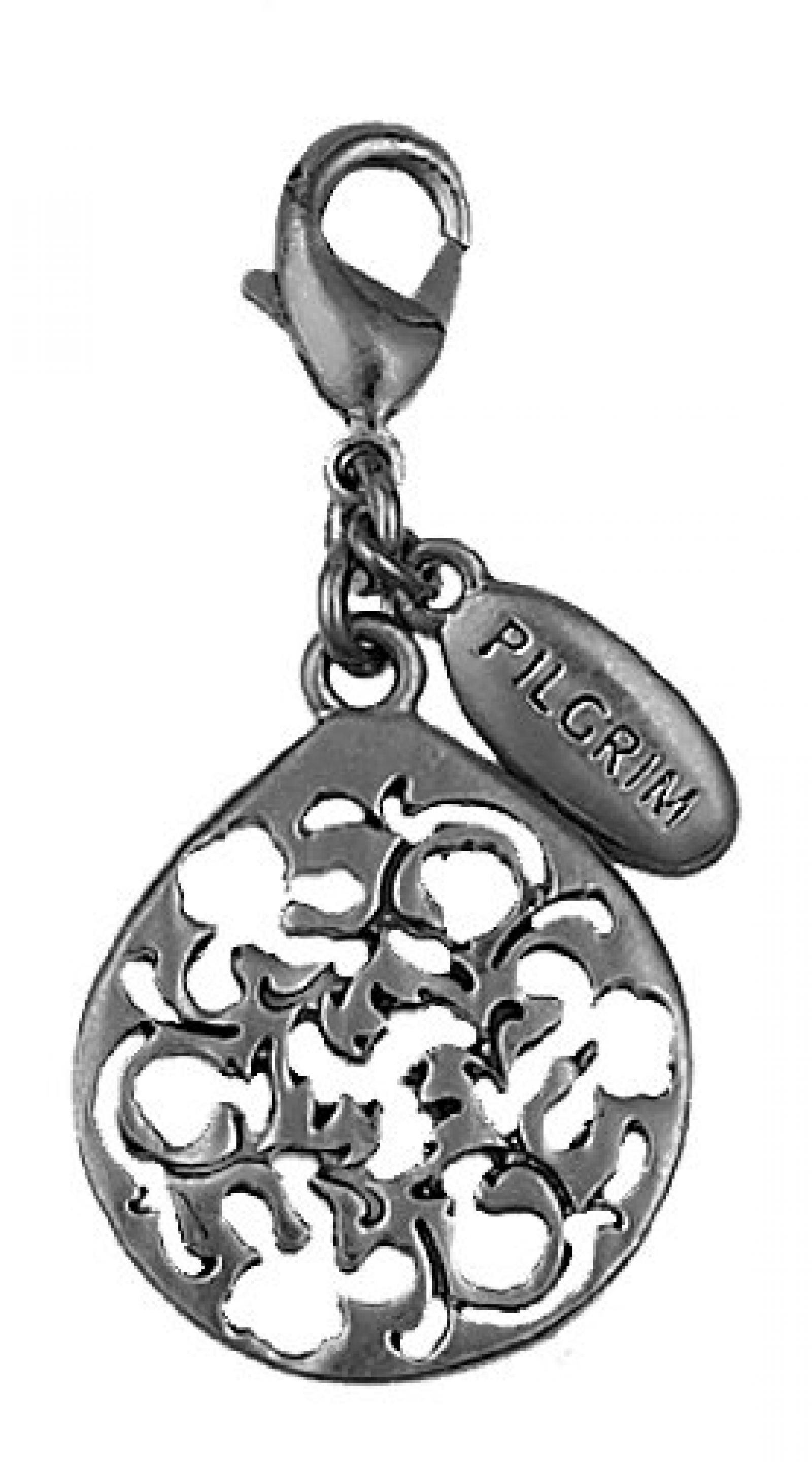PILGRIM 560-275 Charms-Anh&auml;nger, Schwarzmetal 