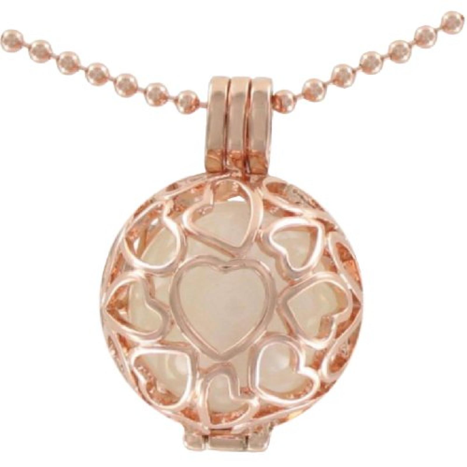 Eligo Jewellery 18mm Kugel + Rosegold Anhänger + Halskette (70cm oder 90cm) Set #4 Eligo Jewellery 18mm Kugel + Rosegold Anhänger + Halskette (70cm oder 90cm) Set #4