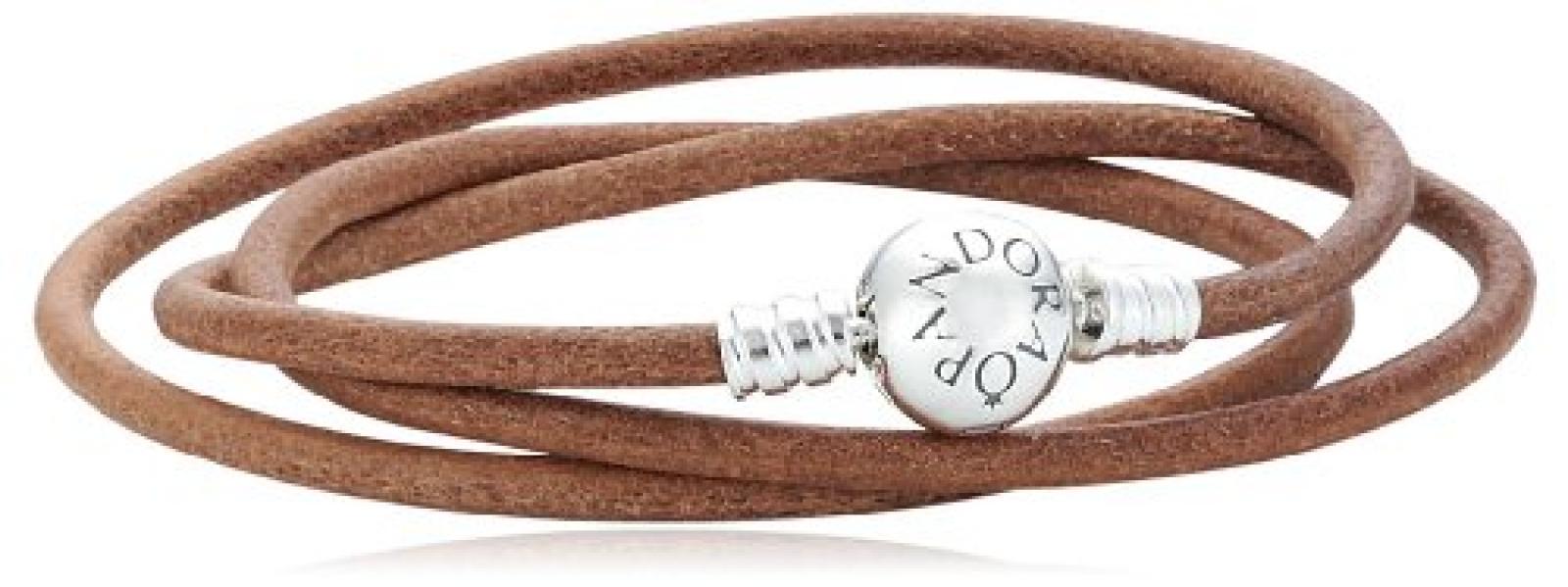 Pandora Damen-Armband 925 Sterling Silber dreifach Länge 52 cm 590714CBN-T1 Pandora Damen-Armband 925 Sterling Silber dreifach Länge 52 cm 590714CBN-T1